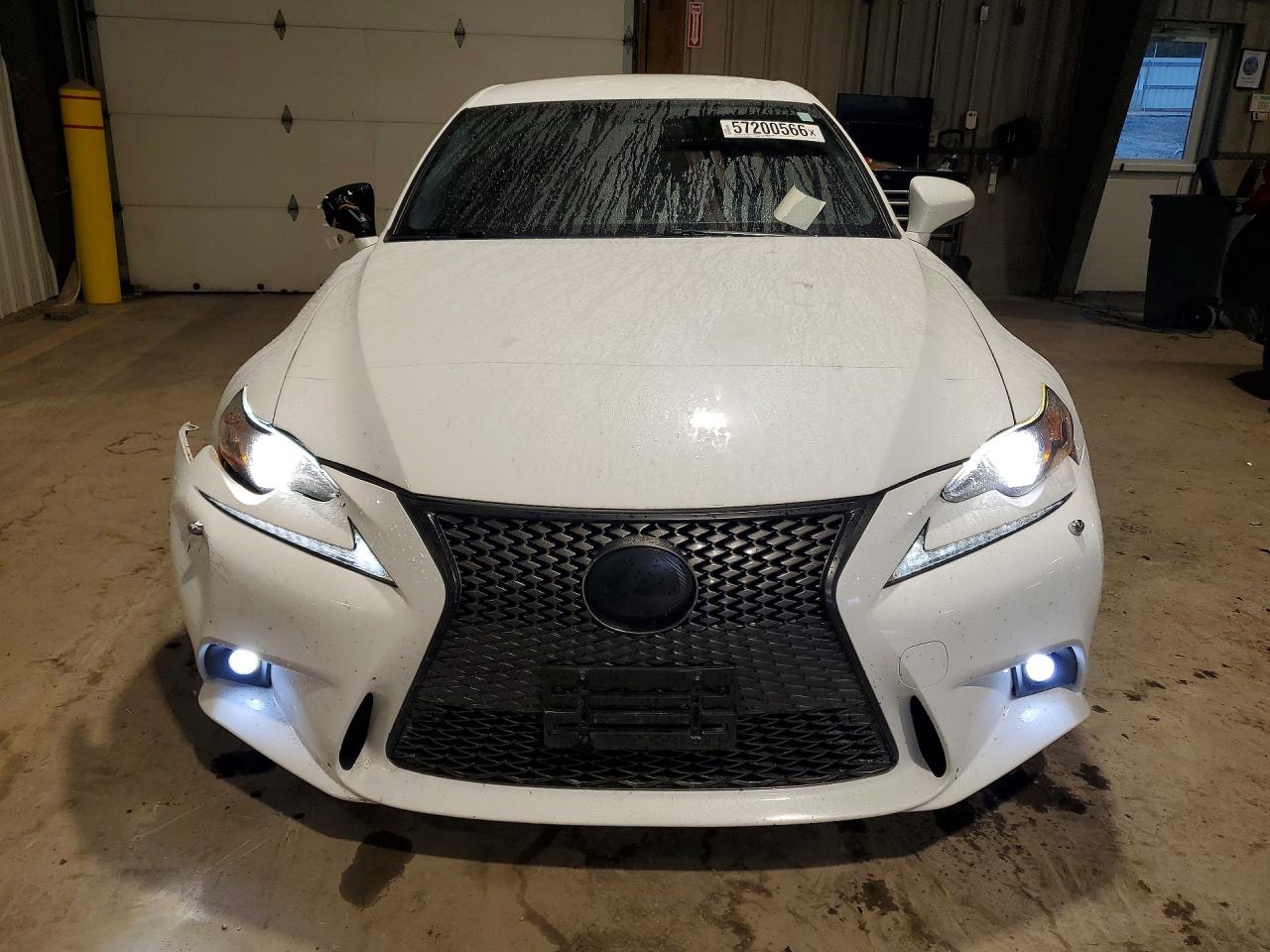 2015 Lexus Is 250 White vin: JTHCF1D22F5024940