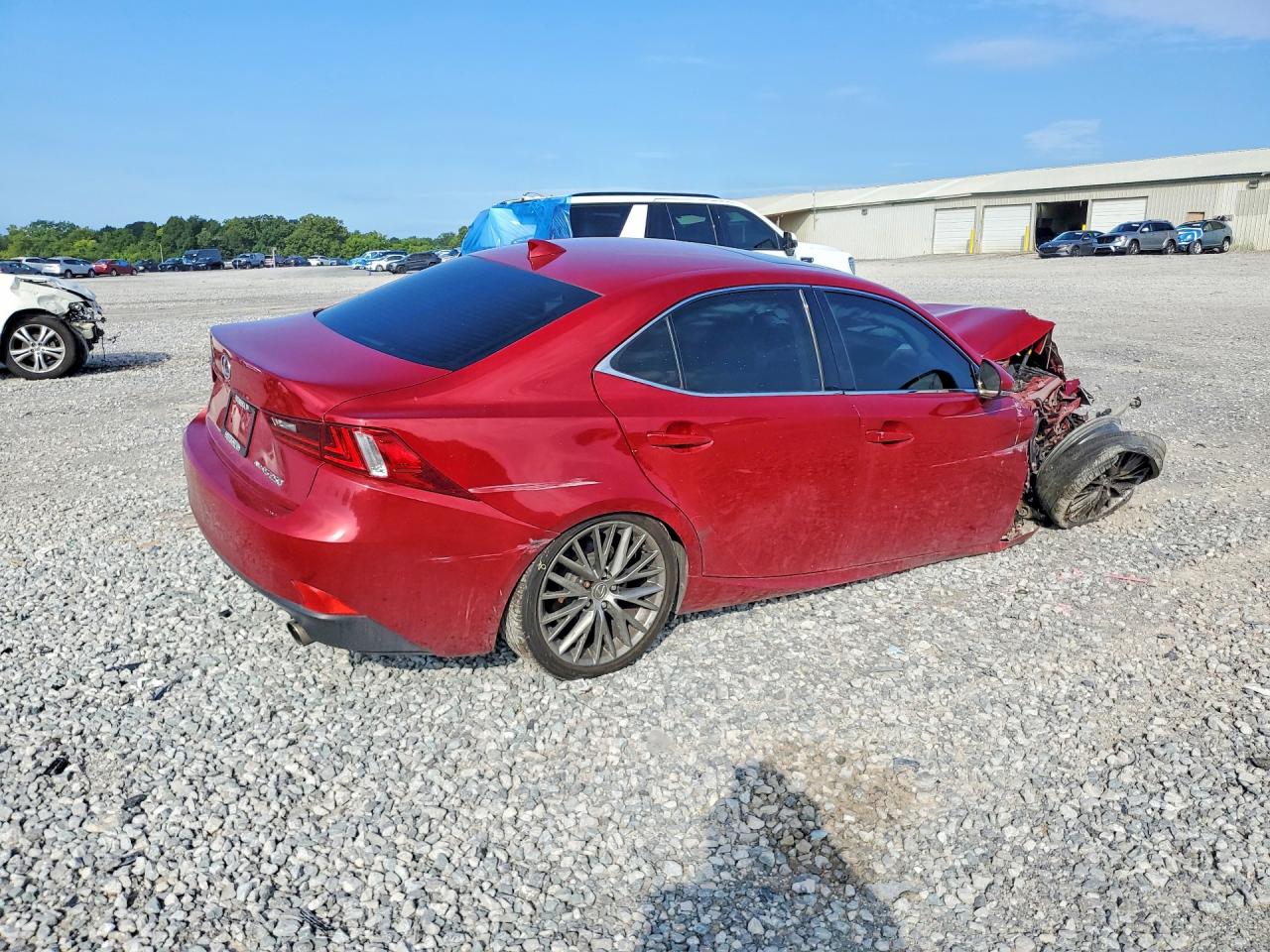 2015 Lexus Is 250 Темно-бордовый vin: JTHCF1D22F5025943