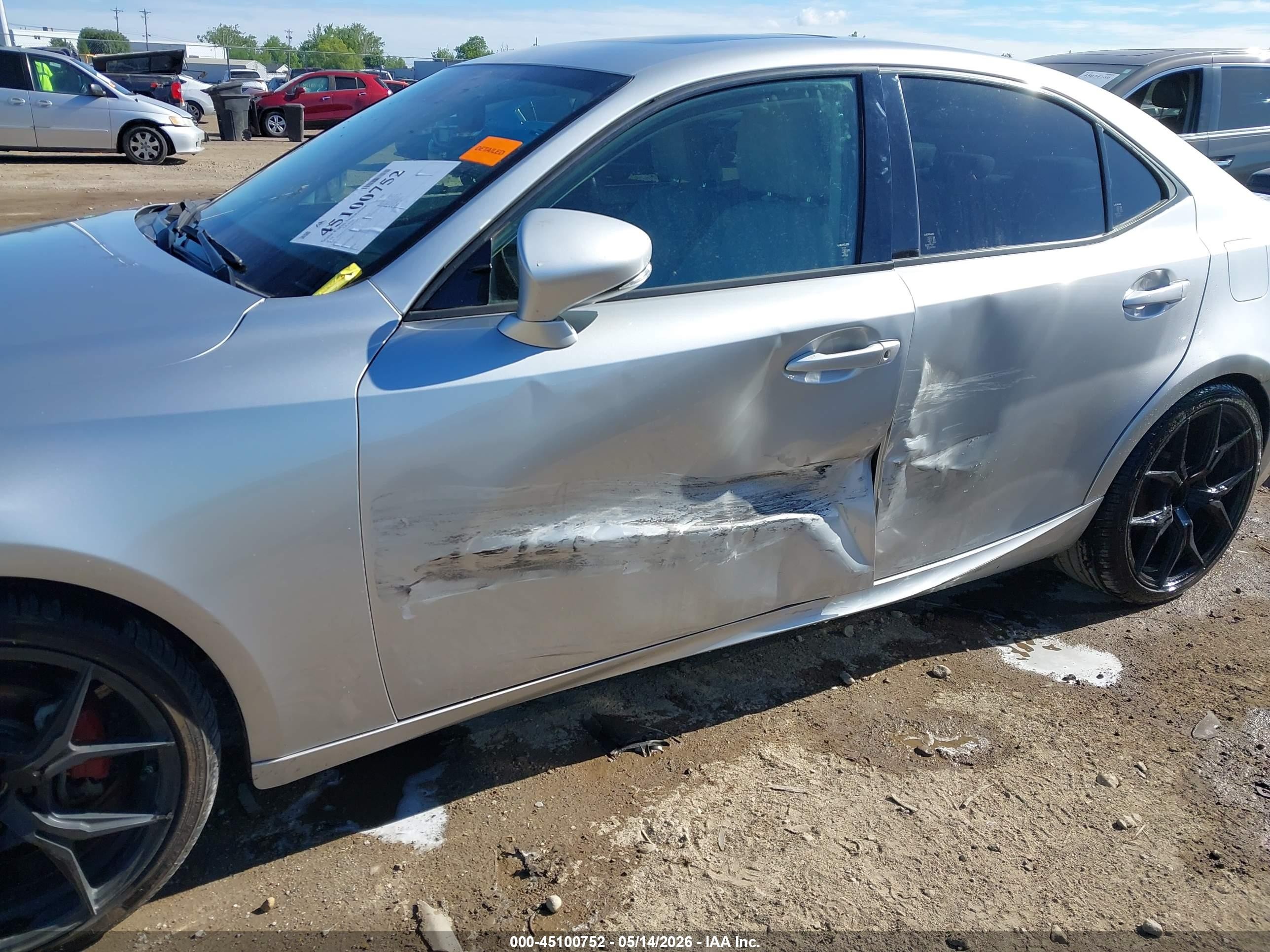 2014 Lexus Is 250 Silver vin: JTHCF1D23E5003304