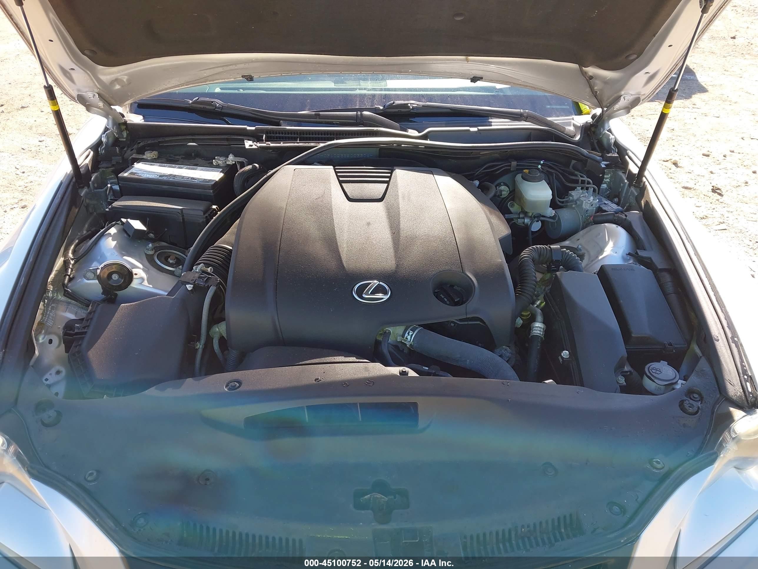 2014 Lexus Is 250 Silver vin: JTHCF1D23E5003304
