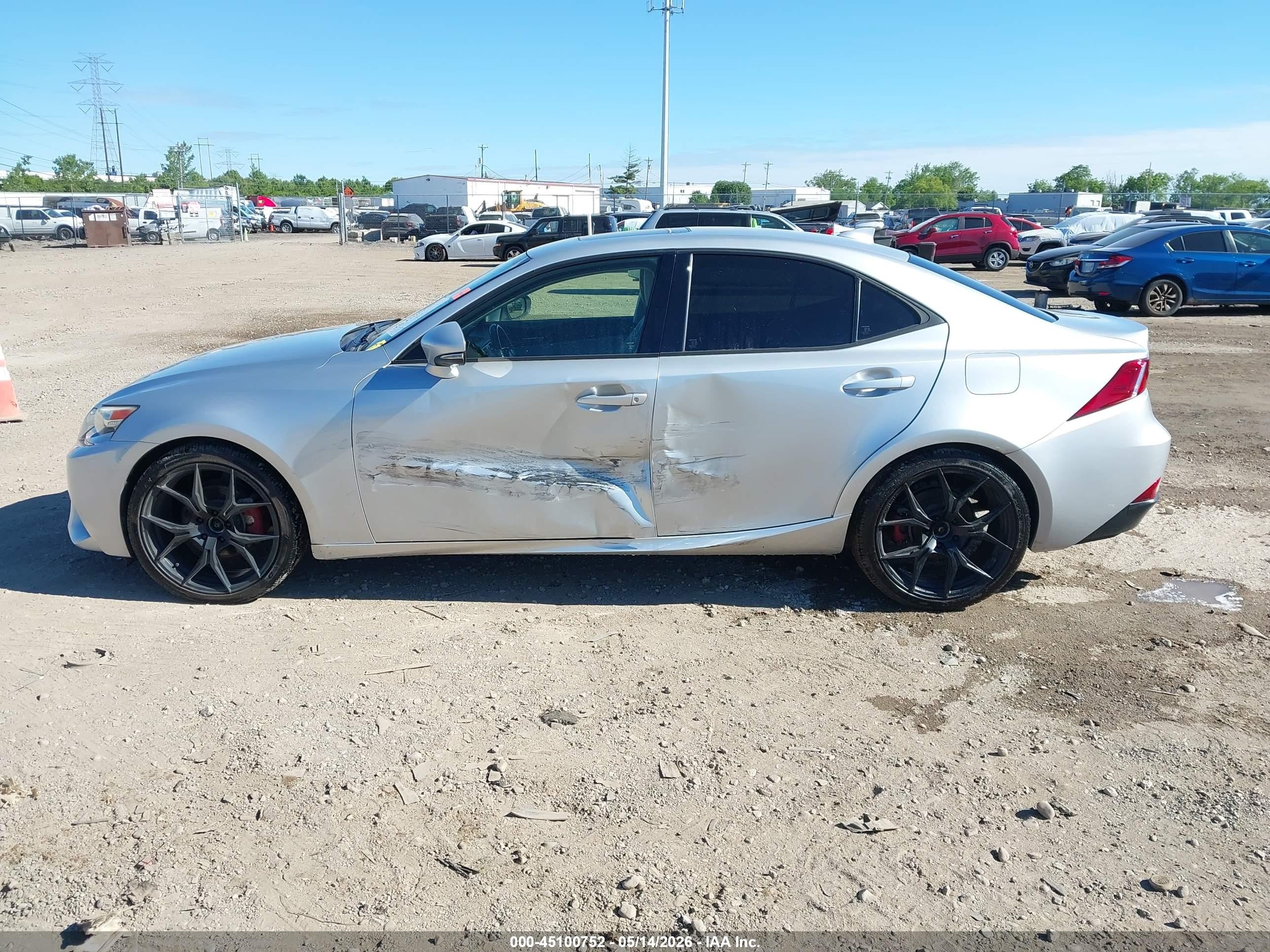 2014 Lexus Is 250 Silver vin: JTHCF1D23E5003304
