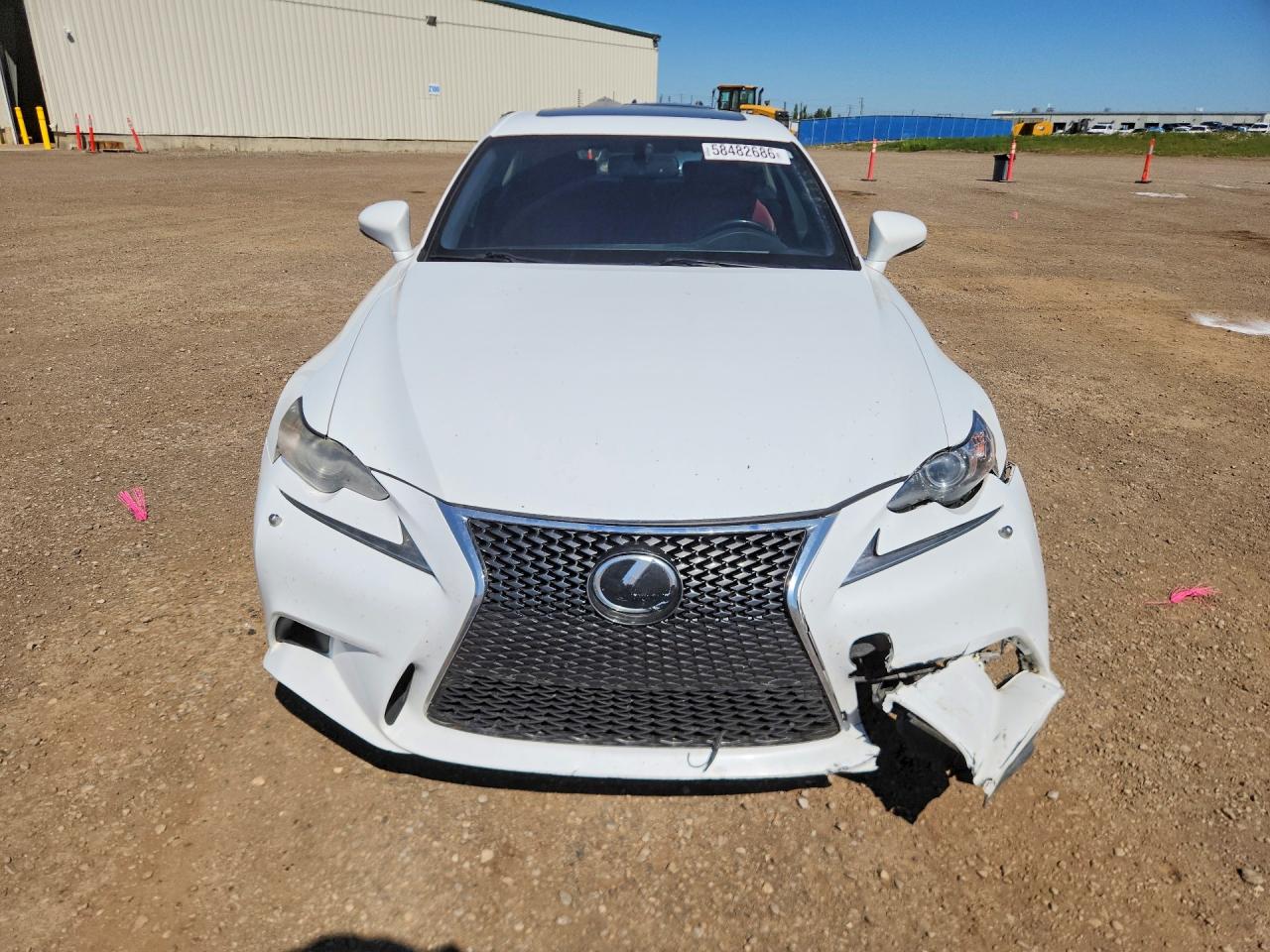 2014 Lexus Is 250 White vin: JTHCF1D23E5004954