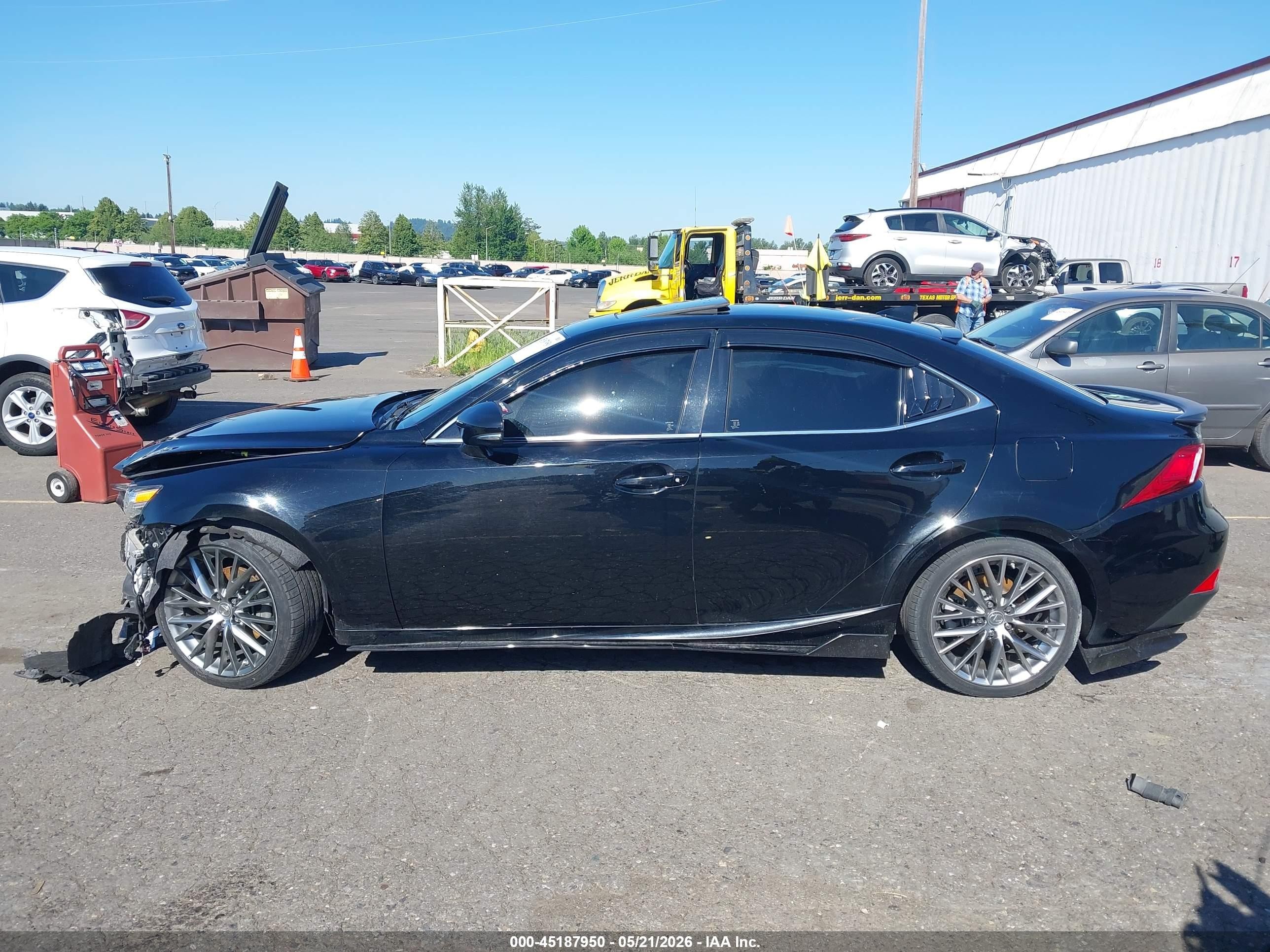 2014 Lexus Is 250   Black vin: JTHCF1D23E5011578