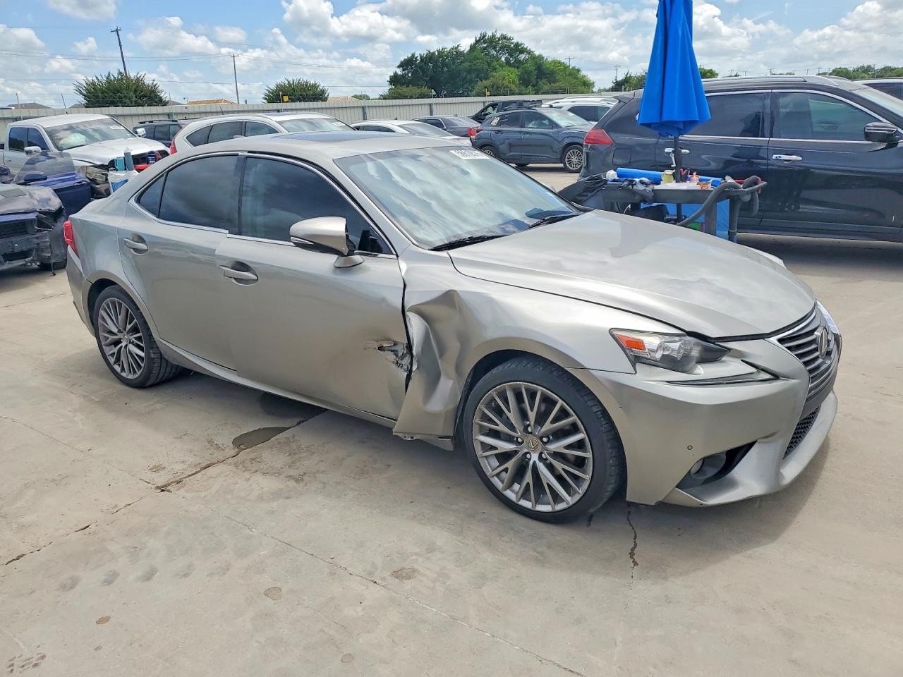 2014 Lexus Is 250 Бежевый vin: JTHCF1D23E5013167