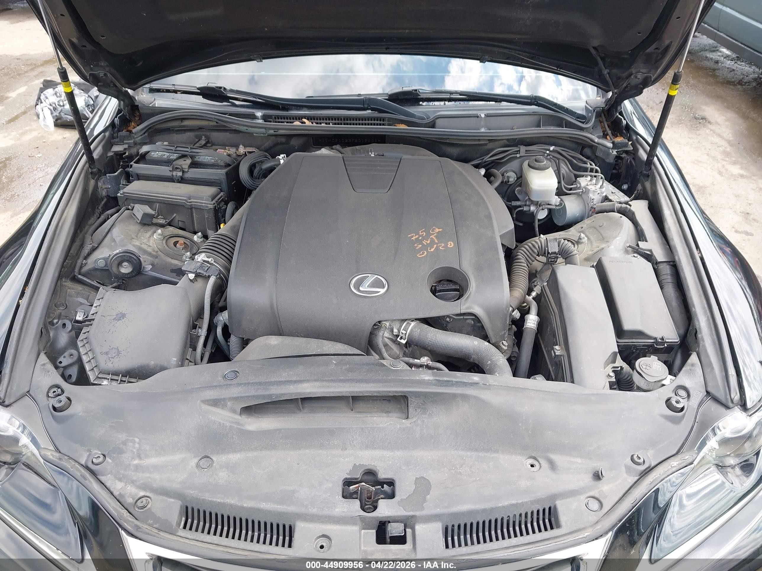2015 Lexus Is 250   Black vin: JTHCF1D23F5019441