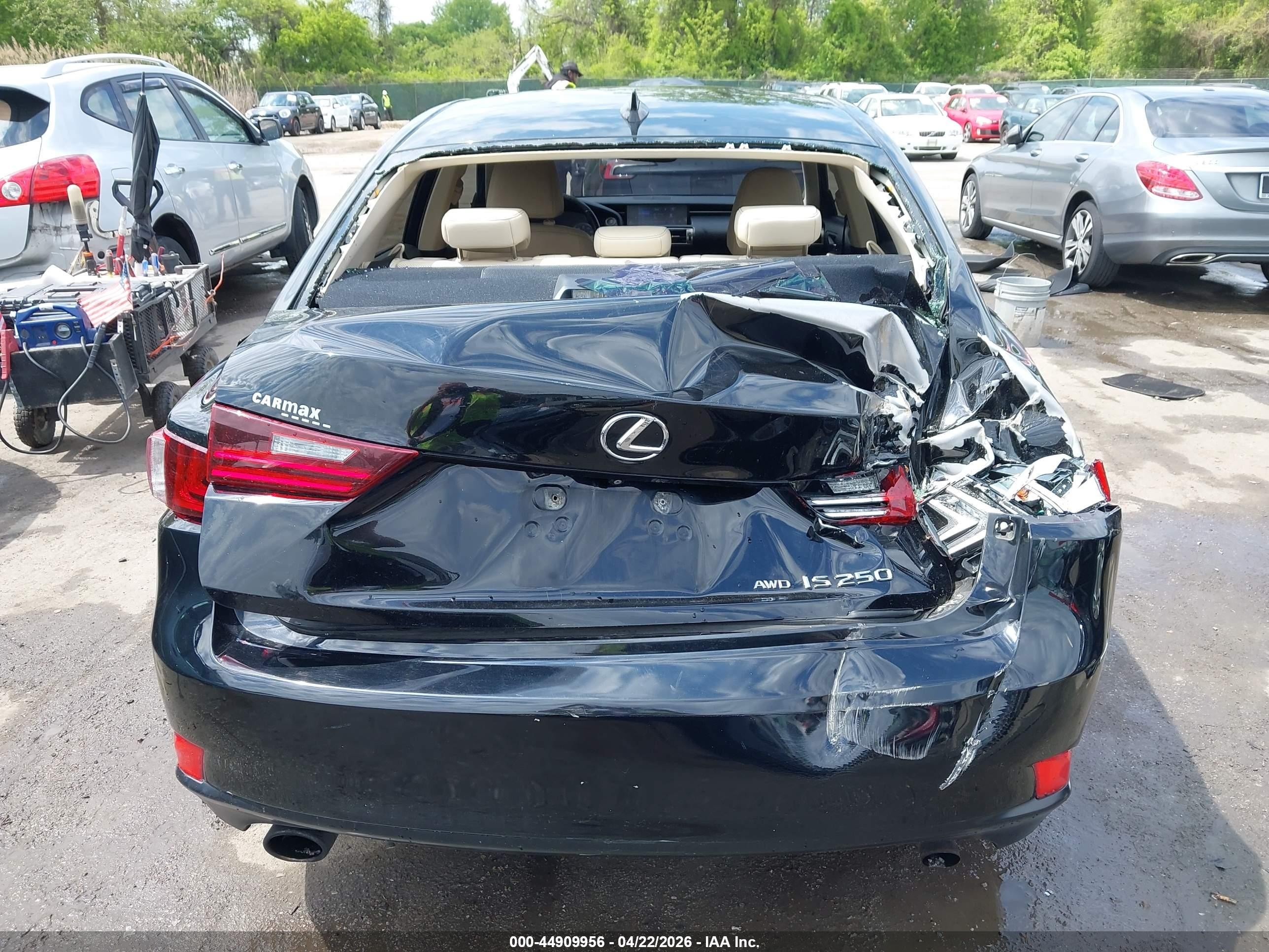 2015 Lexus Is 250   Black vin: JTHCF1D23F5019441