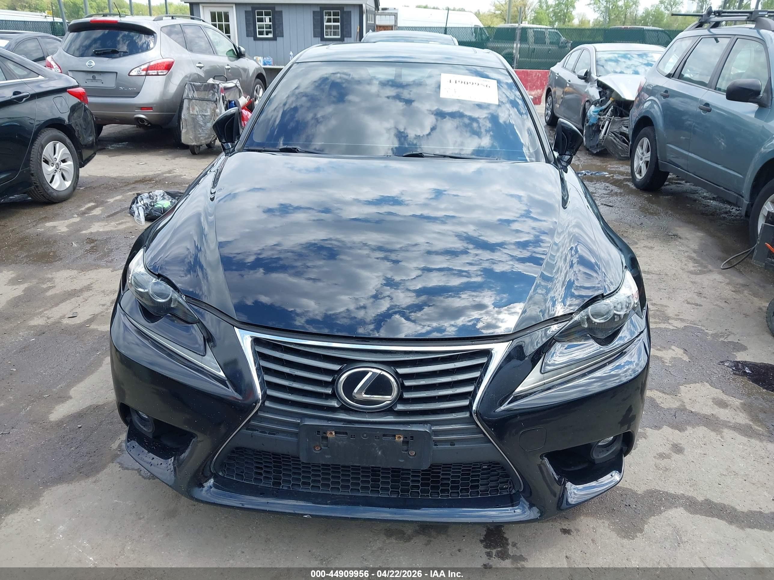 2015 Lexus Is 250   Black vin: JTHCF1D23F5019441