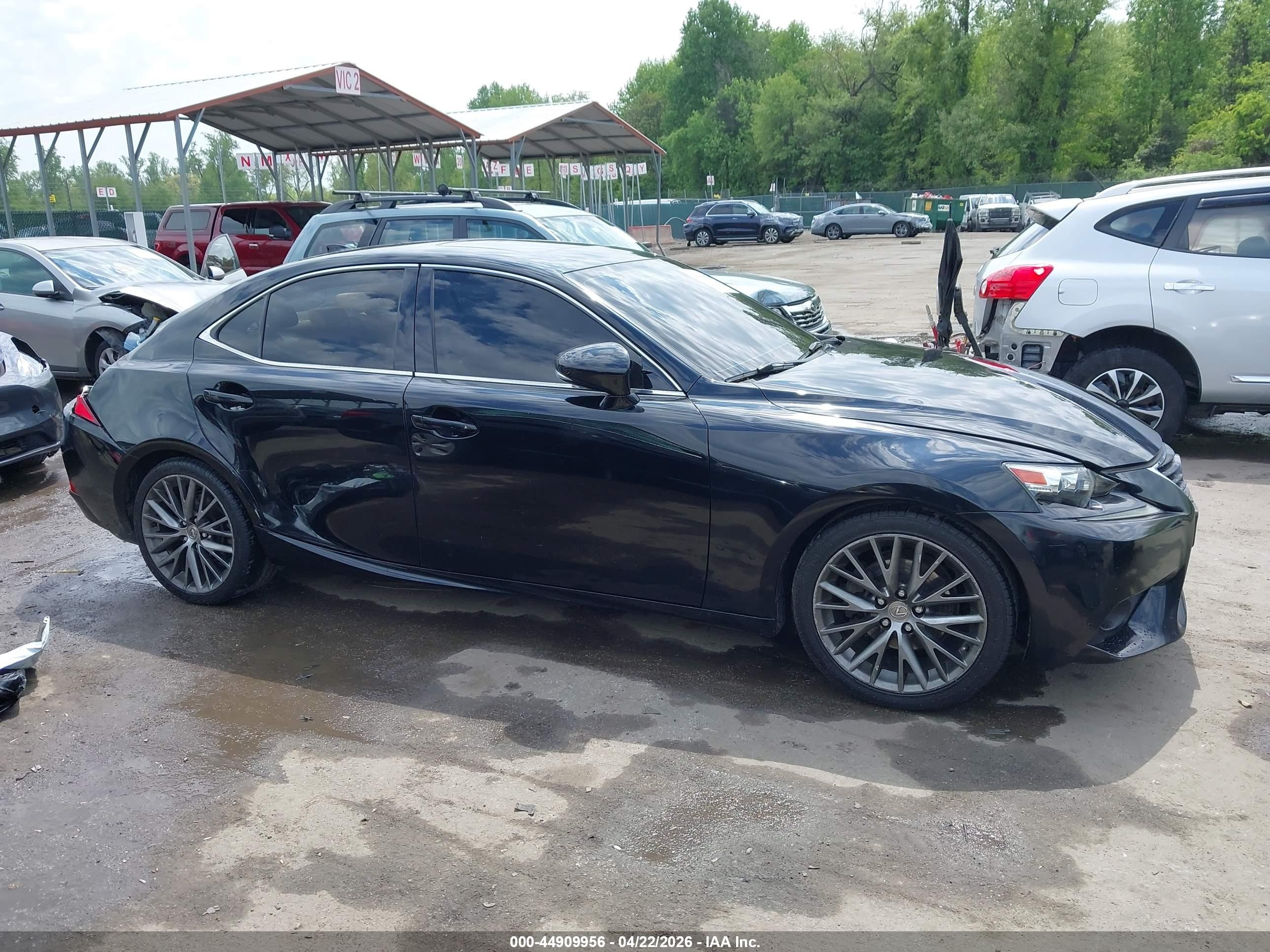 2015 Lexus Is 250   Black vin: JTHCF1D23F5019441