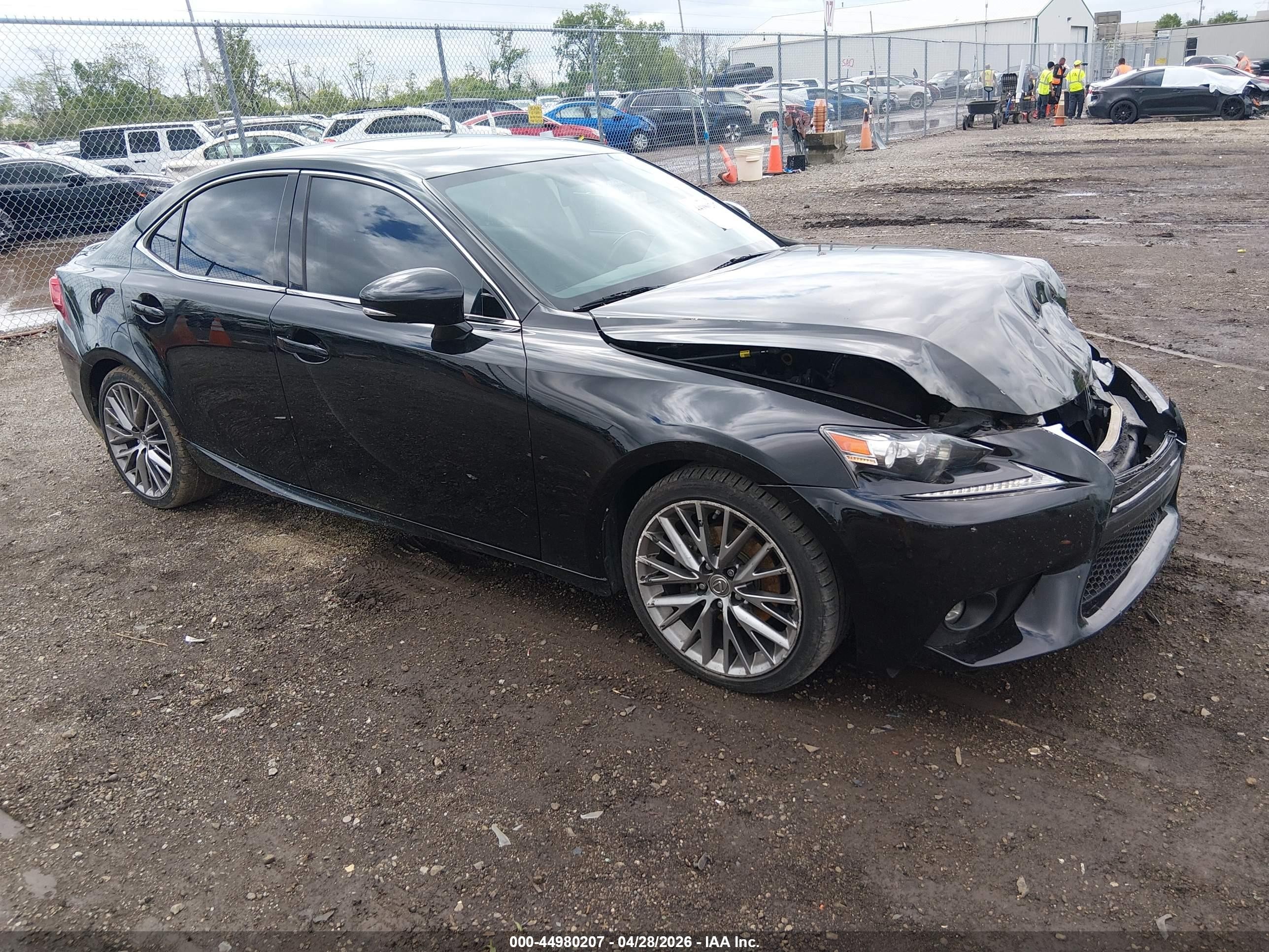2015 Lexus Is 250   Black vin: JTHCF1D23F5021707