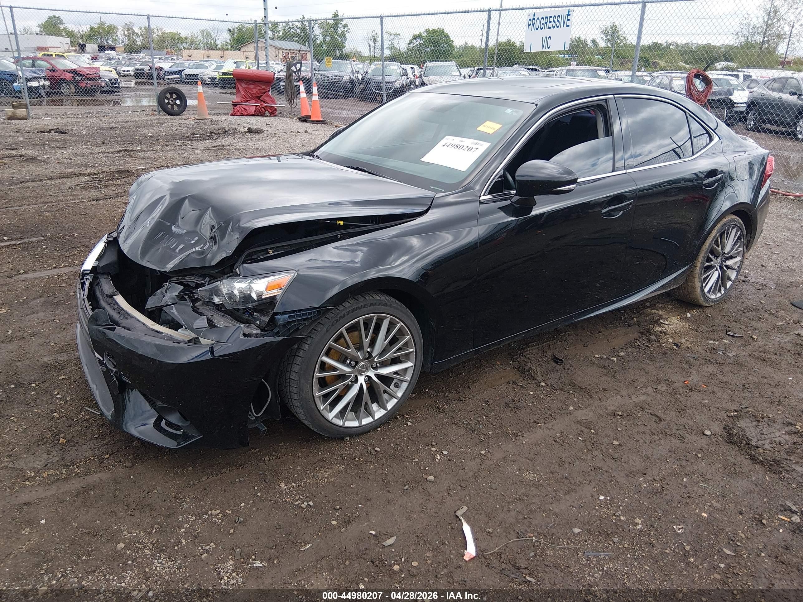 2015 Lexus Is 250   Black vin: JTHCF1D23F5021707