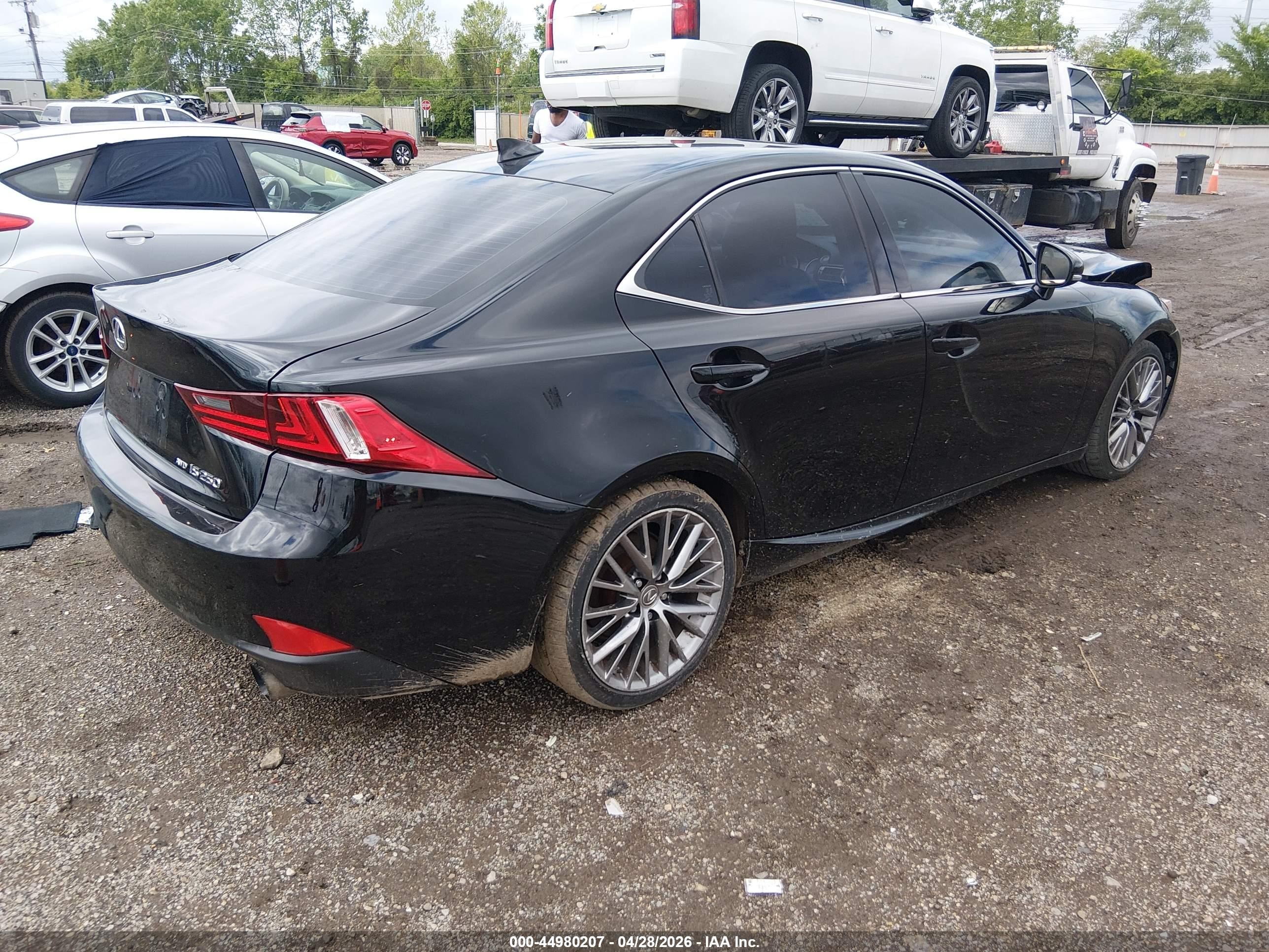 2015 Lexus Is 250   Black vin: JTHCF1D23F5021707