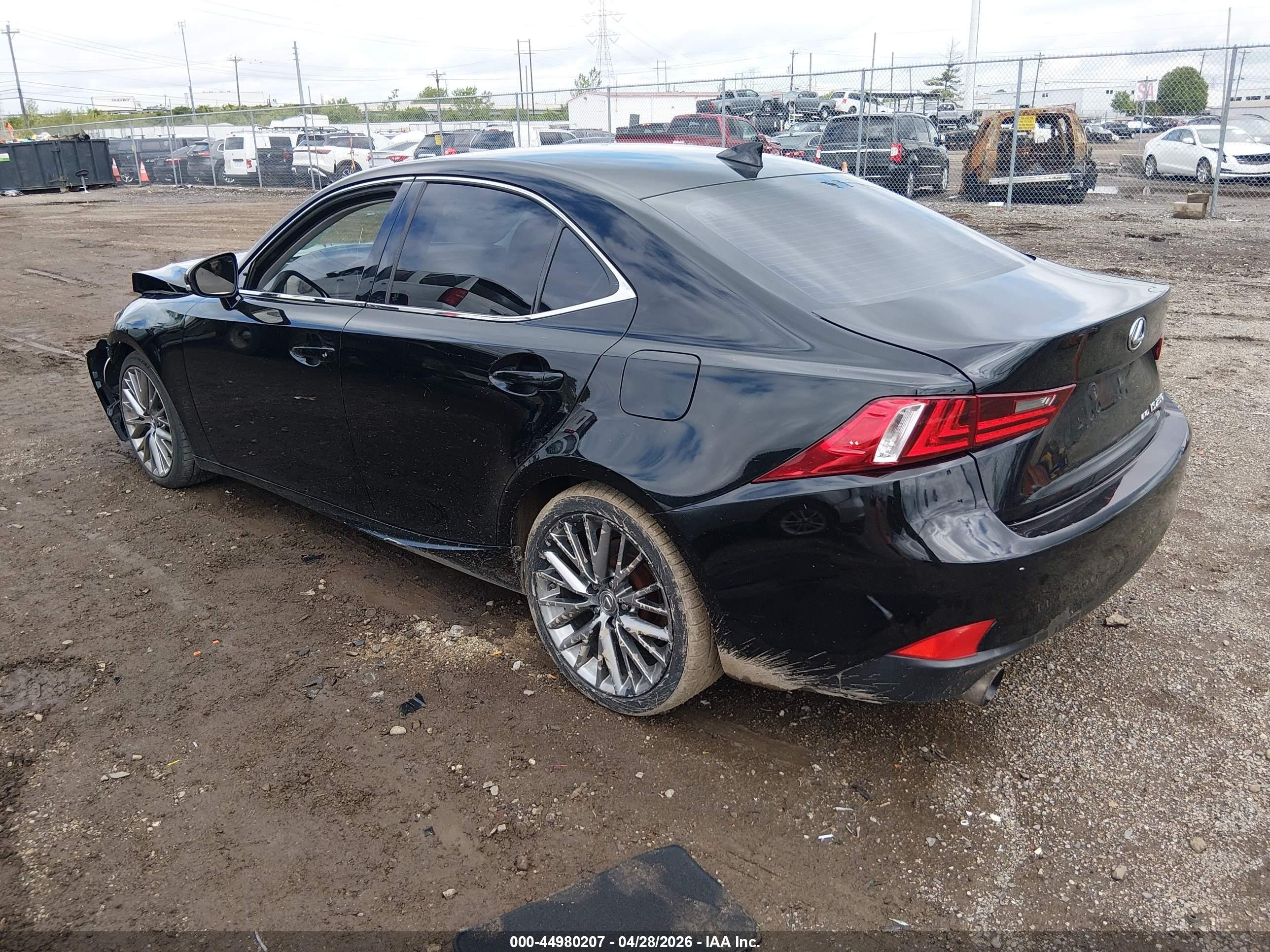 2015 Lexus Is 250   Black vin: JTHCF1D23F5021707
