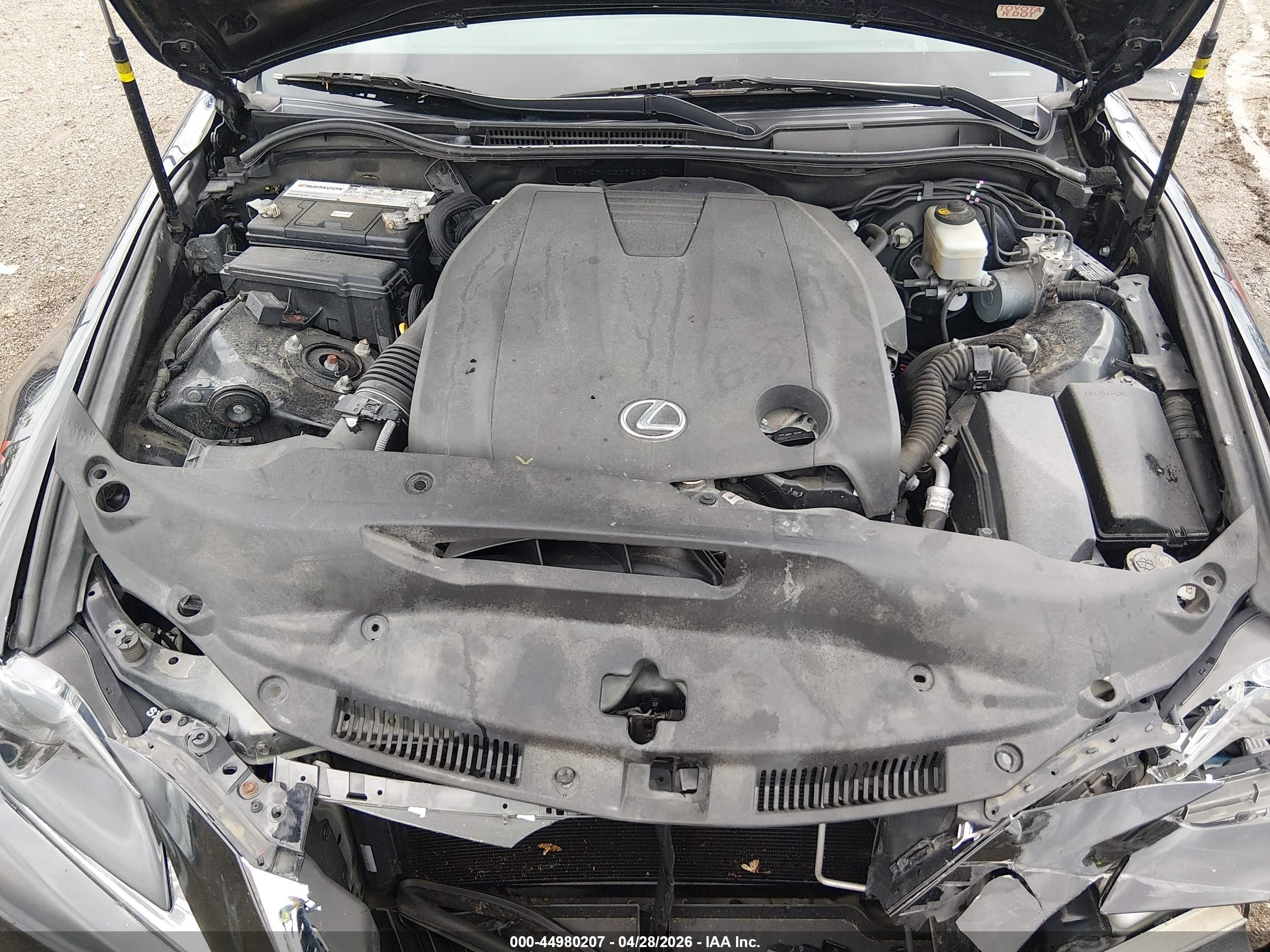 2015 Lexus Is 250   Black vin: JTHCF1D23F5021707