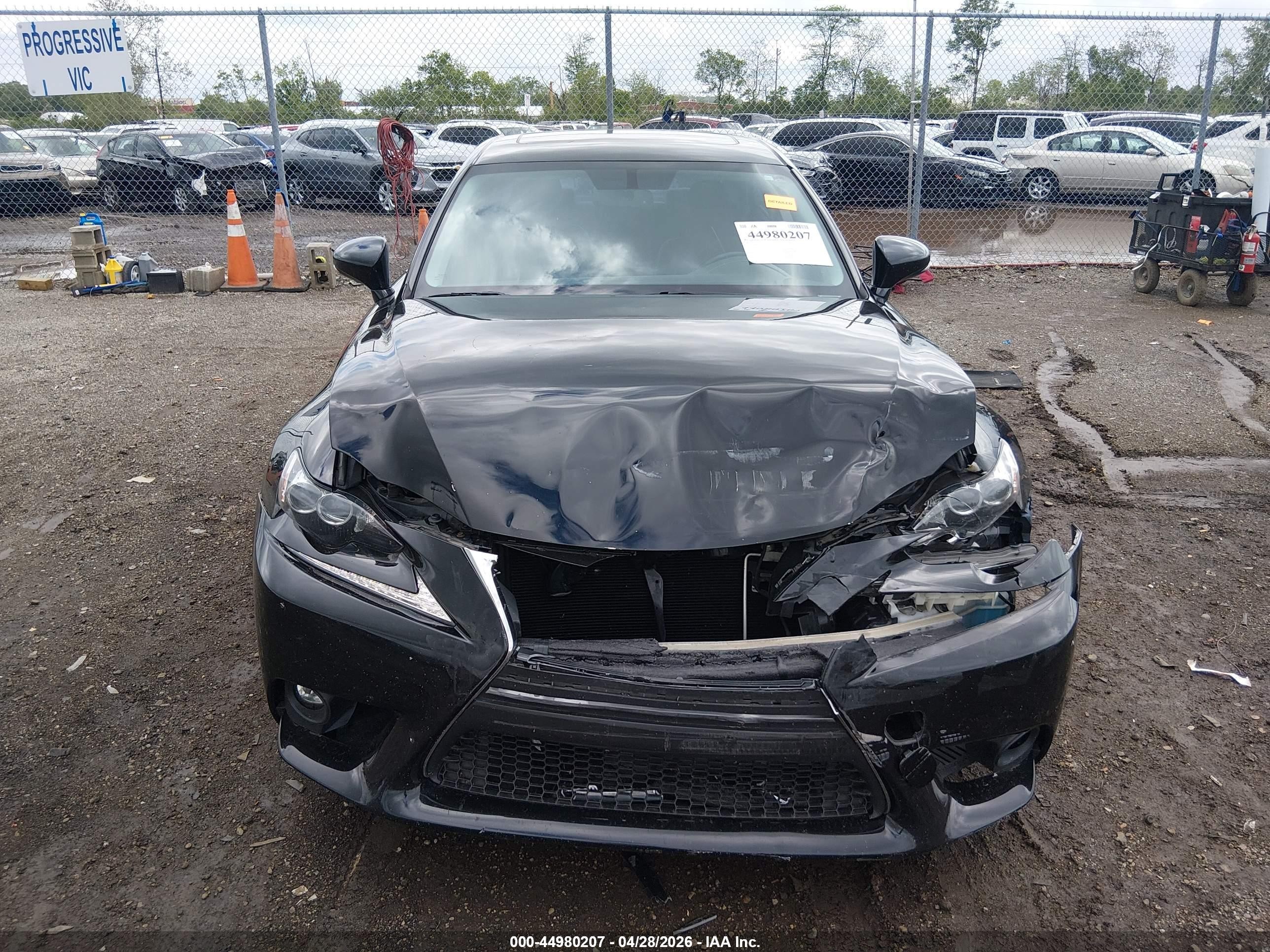 2015 Lexus Is 250   Black vin: JTHCF1D23F5021707