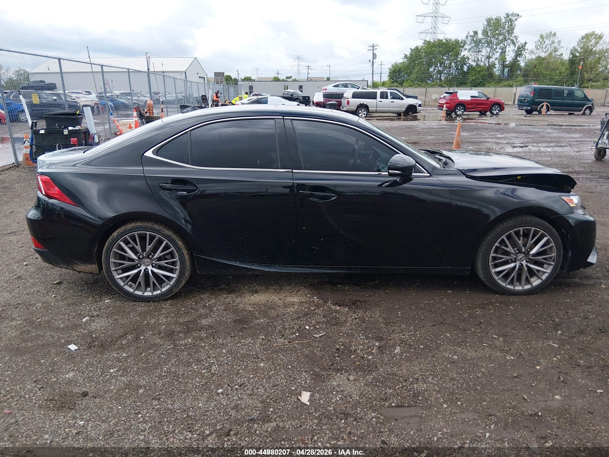 2015 Lexus Is 250   Black vin: JTHCF1D23F5021707
