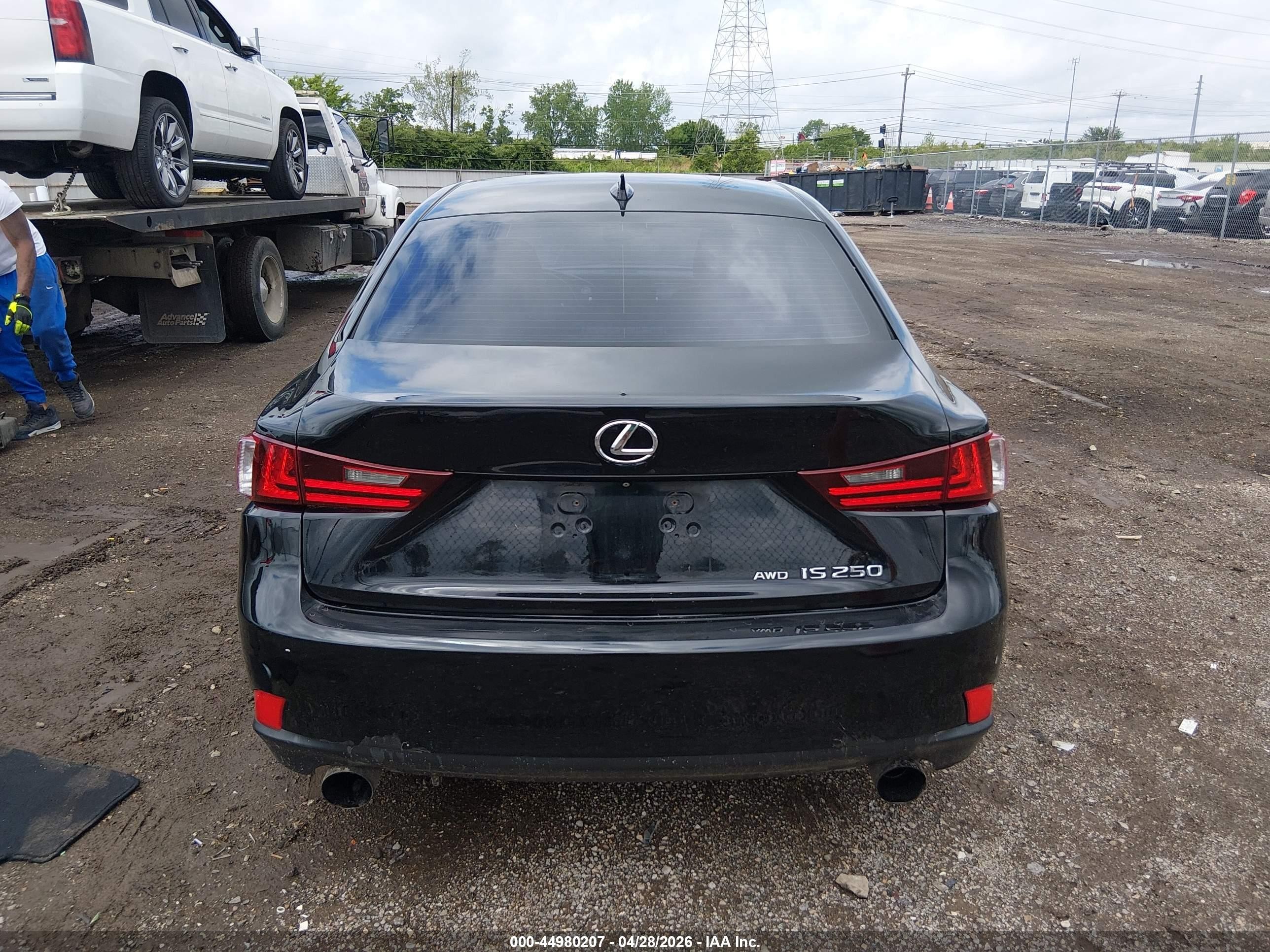2015 Lexus Is 250   Black vin: JTHCF1D23F5021707