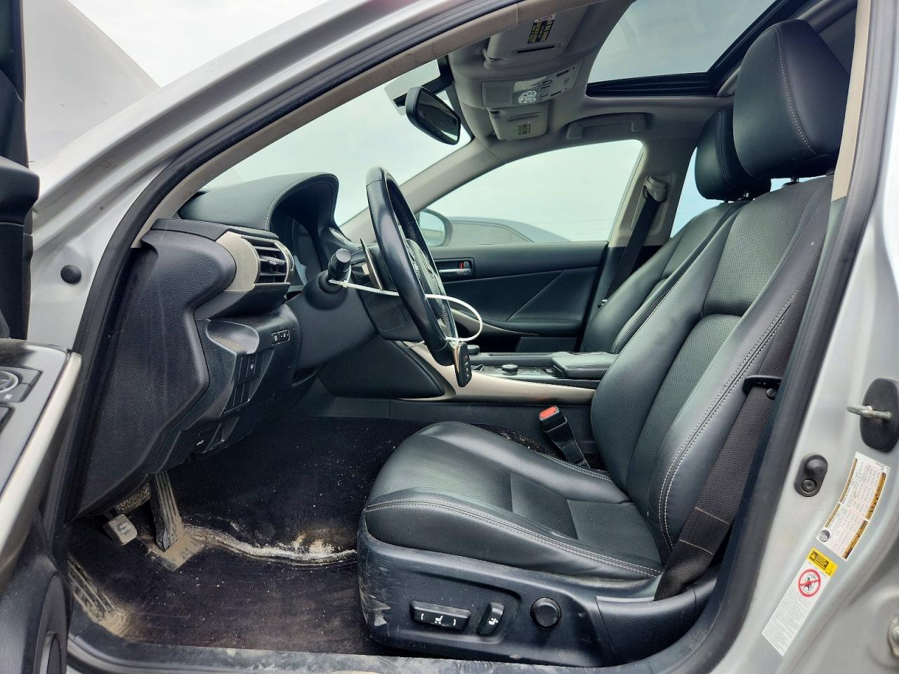 2014 Lexus Is 250 Awd Silver vin: JTHCF1D24E5003960