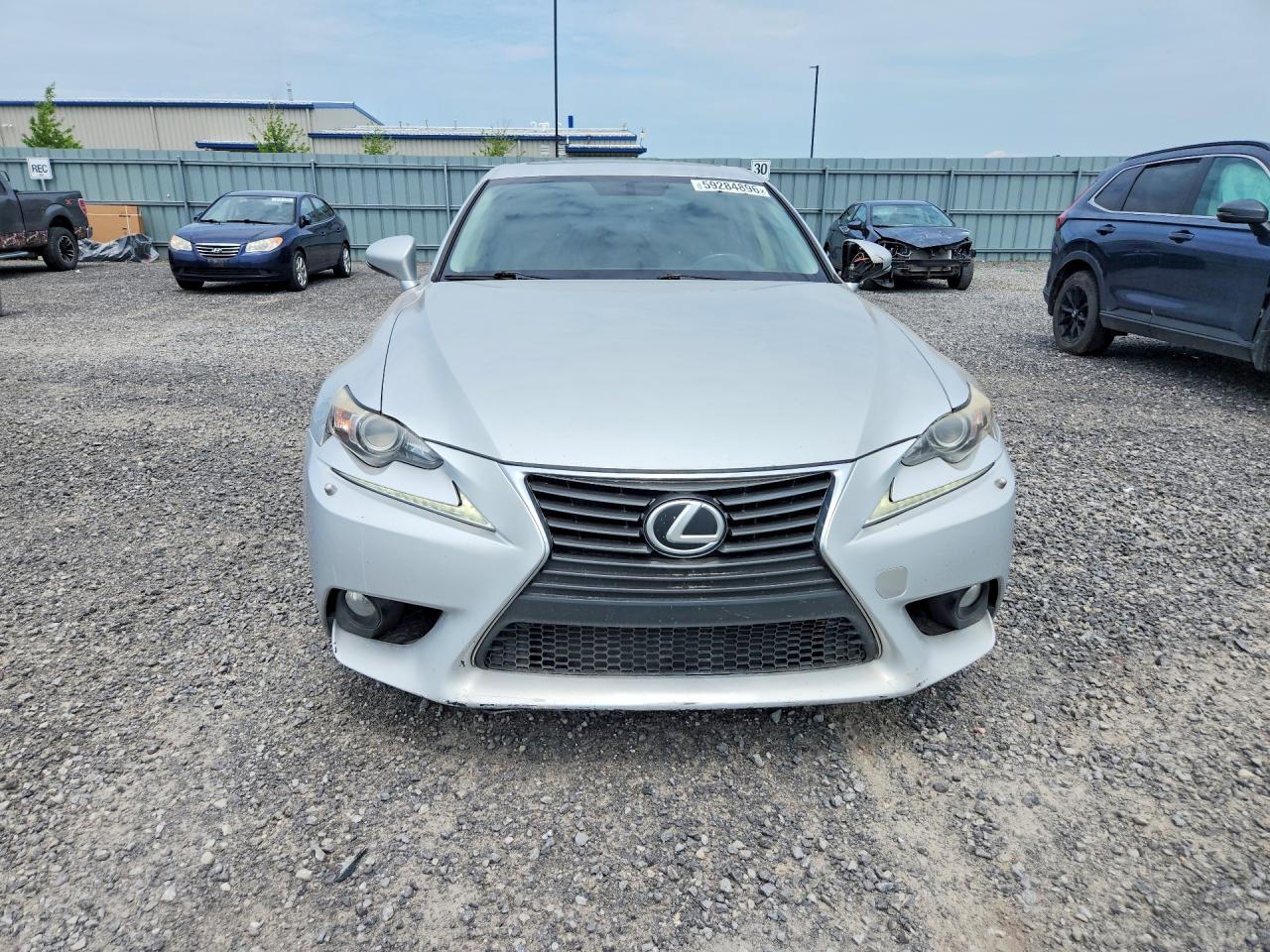 2014 Lexus Is 250 Awd Silver vin: JTHCF1D24E5003960