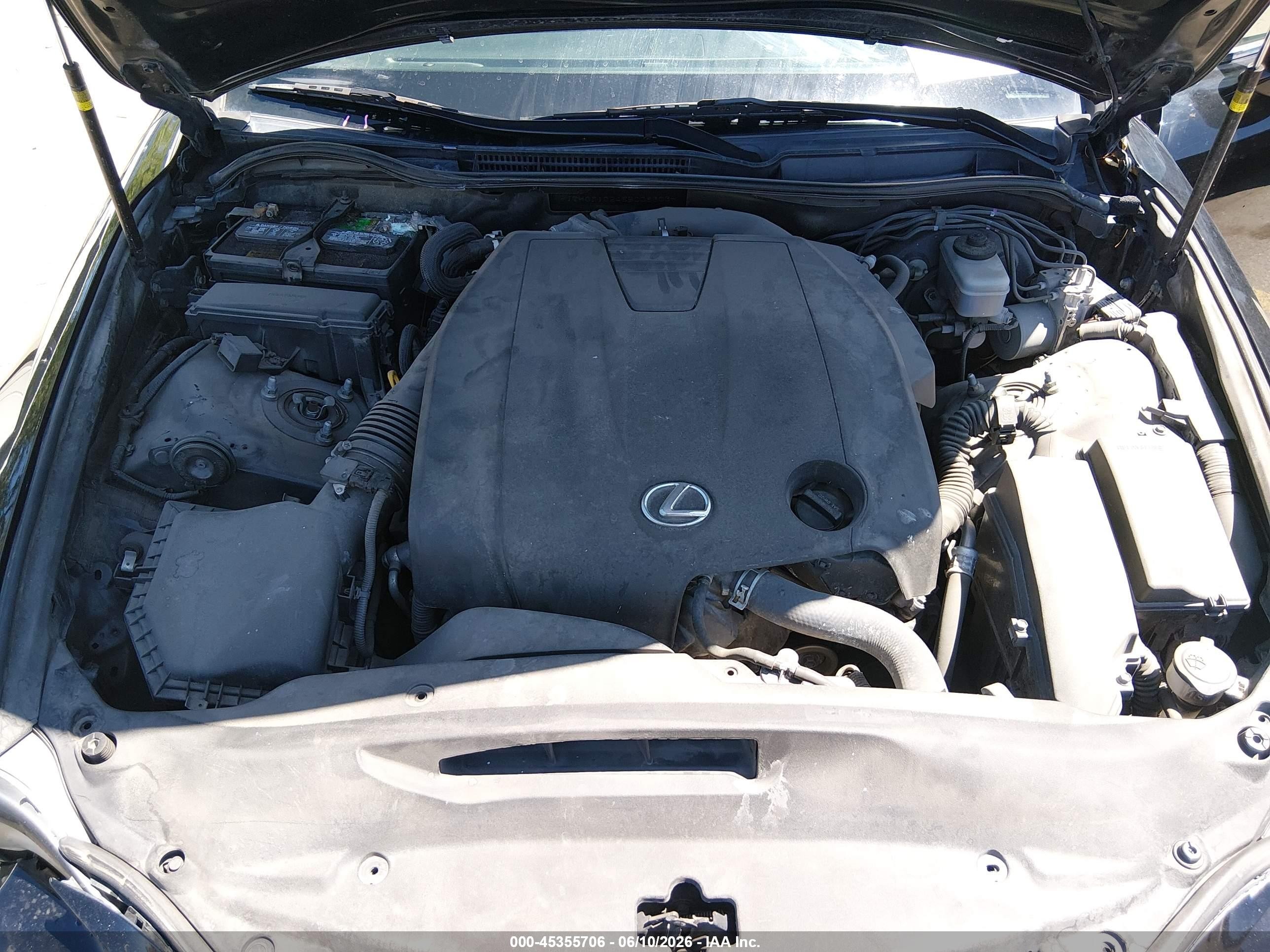 2014 Lexus Is 250   Black vin: JTHCF1D24E5008303