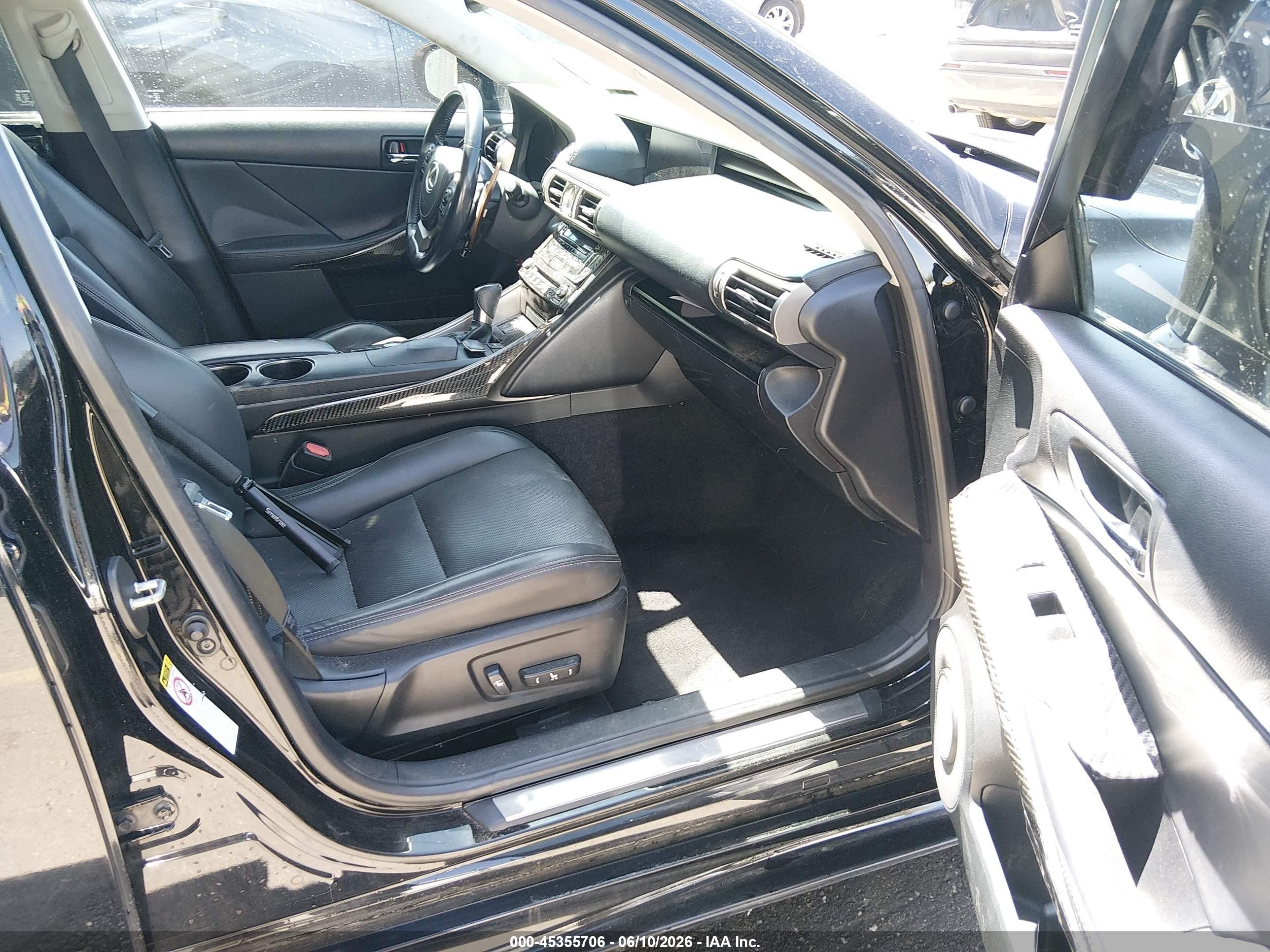 2014 Lexus Is 250   Black vin: JTHCF1D24E5008303