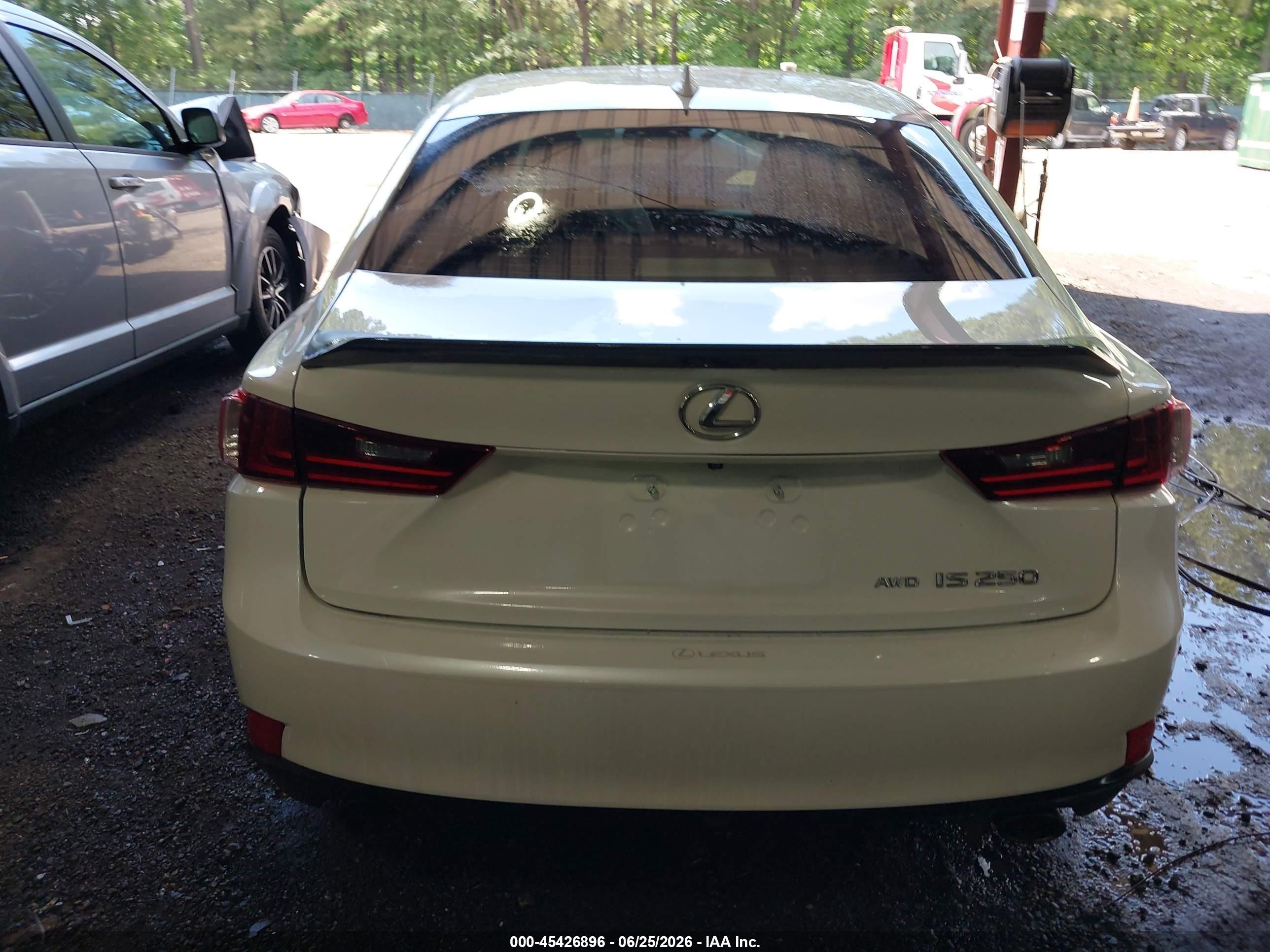 2014 Lexus Is 250 White vin: JTHCF1D24E5009077