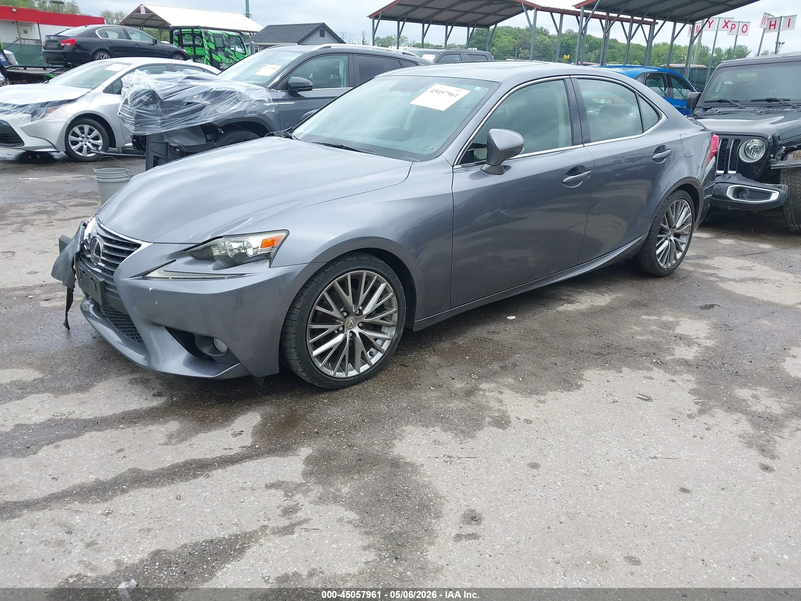 2014 Lexus Is 250 Серый vin: JTHCF1D24E5014344