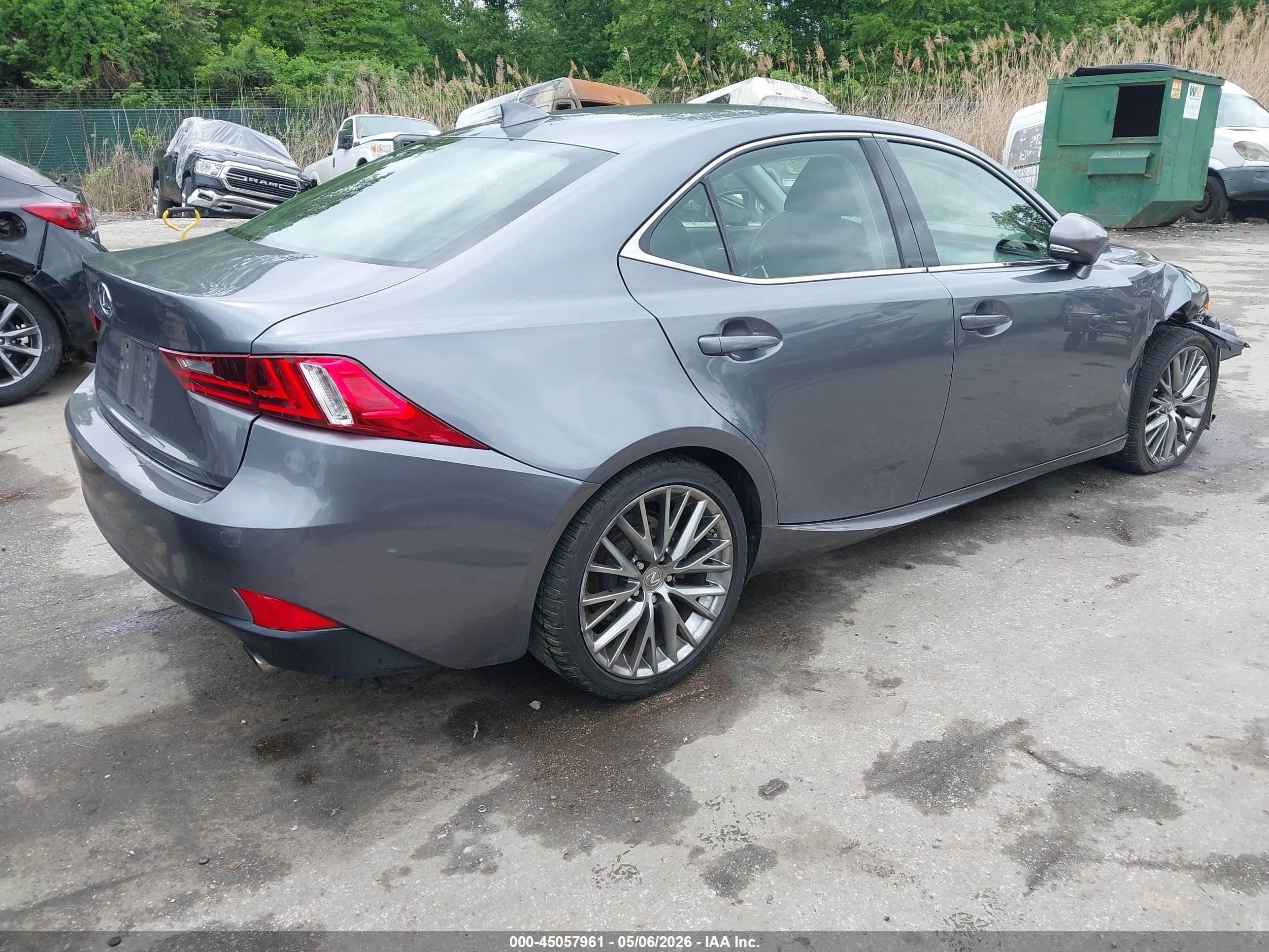 2014 Lexus Is 250 Серый vin: JTHCF1D24E5014344