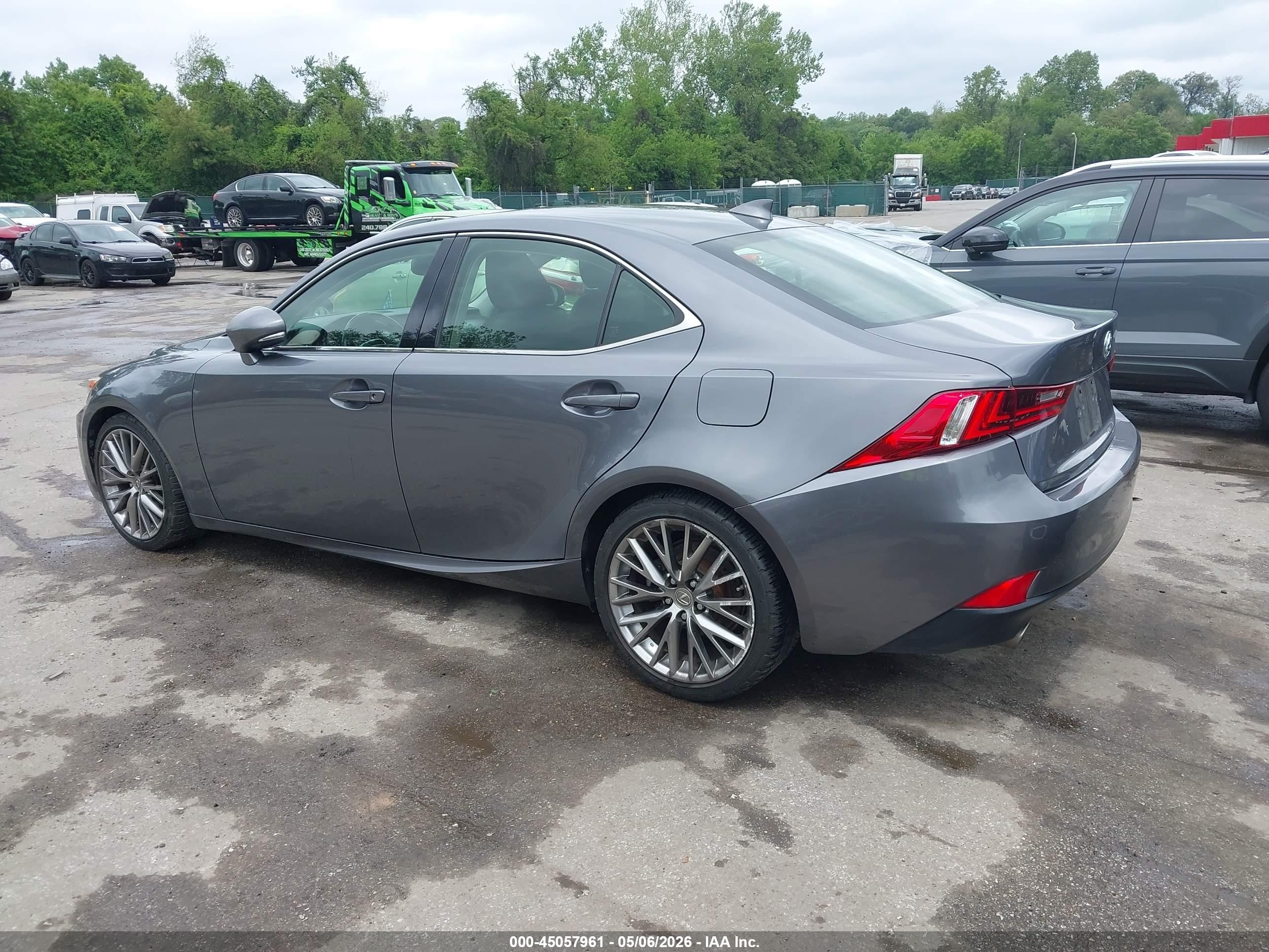 2014 Lexus Is 250 Серый vin: JTHCF1D24E5014344