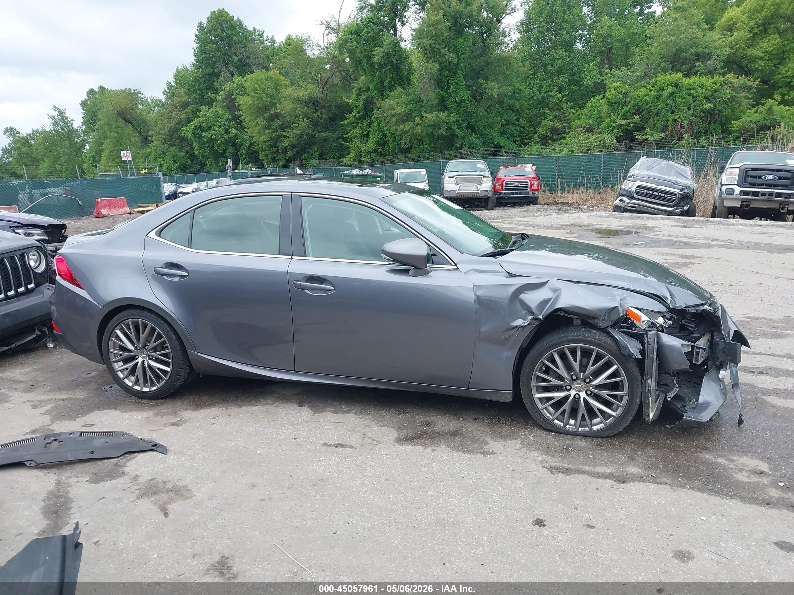 2014 Lexus Is 250 Серый vin: JTHCF1D24E5014344