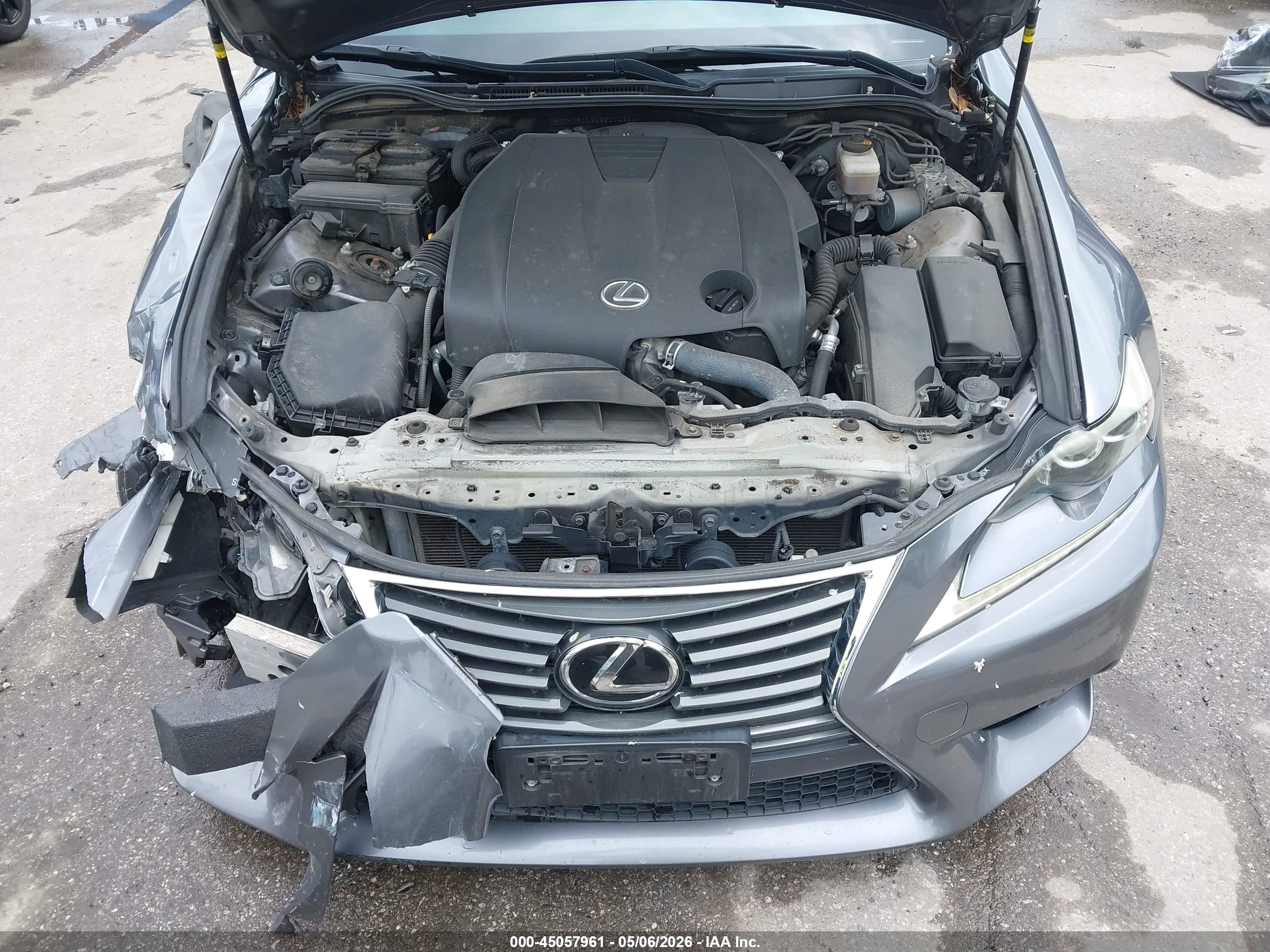 2014 Lexus Is 250 Серый vin: JTHCF1D24E5014344