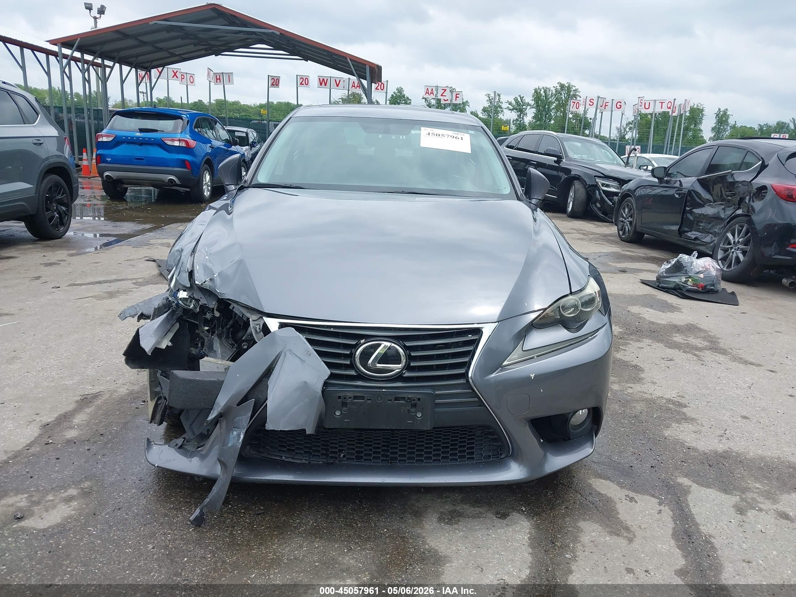 2014 Lexus Is 250 Серый vin: JTHCF1D24E5014344