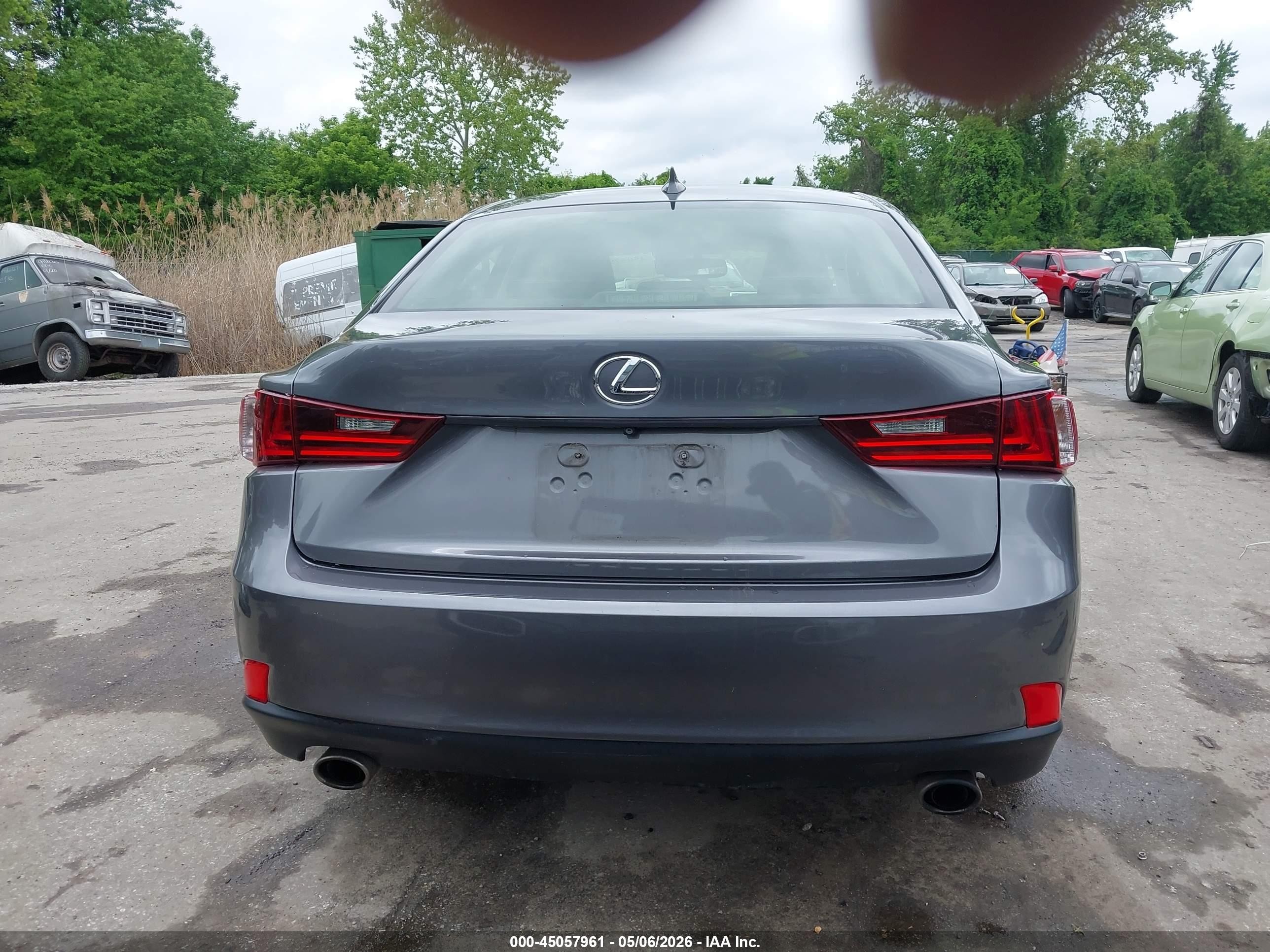 2014 Lexus Is 250 Серый vin: JTHCF1D24E5014344