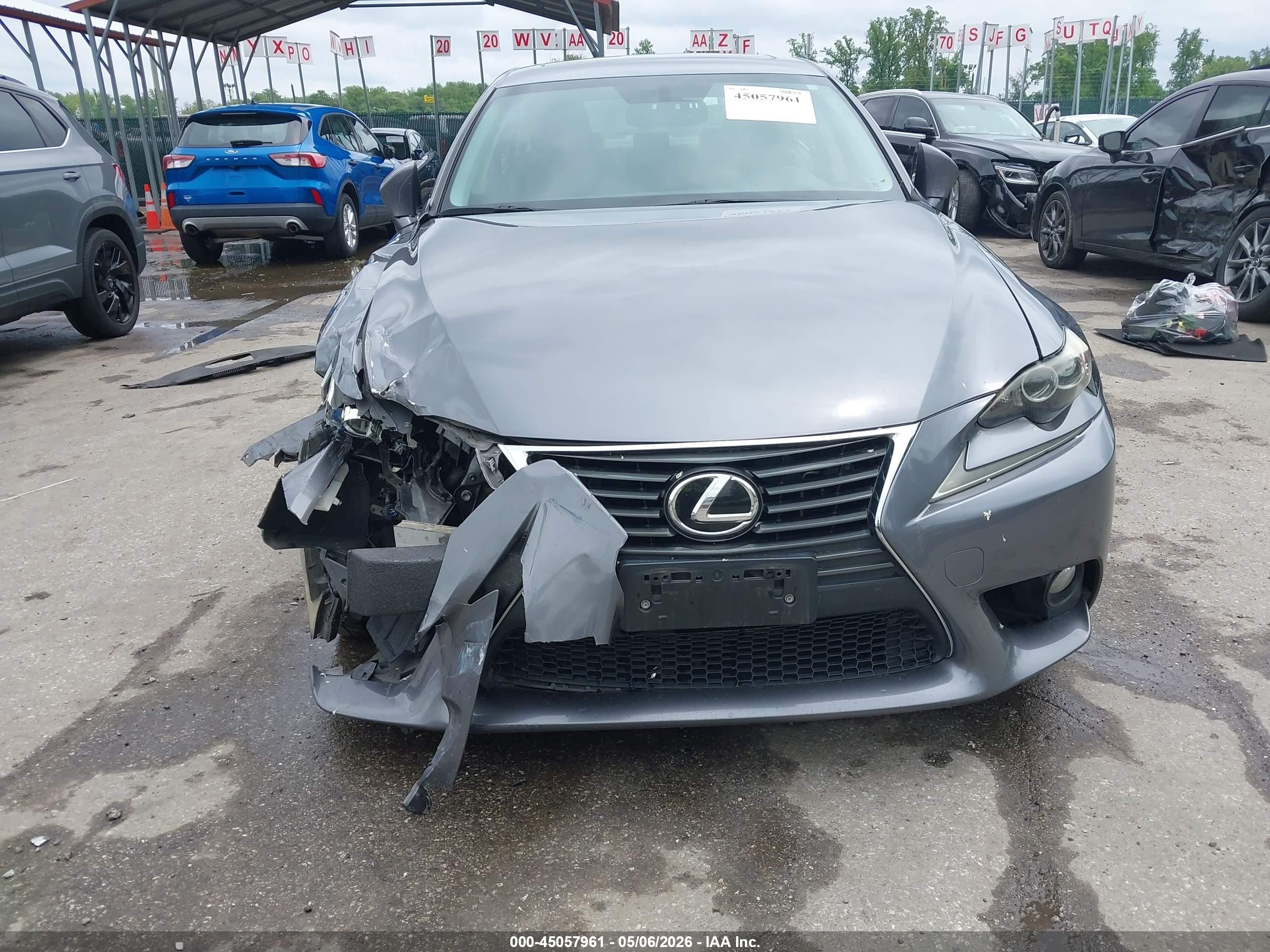 2014 Lexus Is 250 Серый vin: JTHCF1D24E5014344