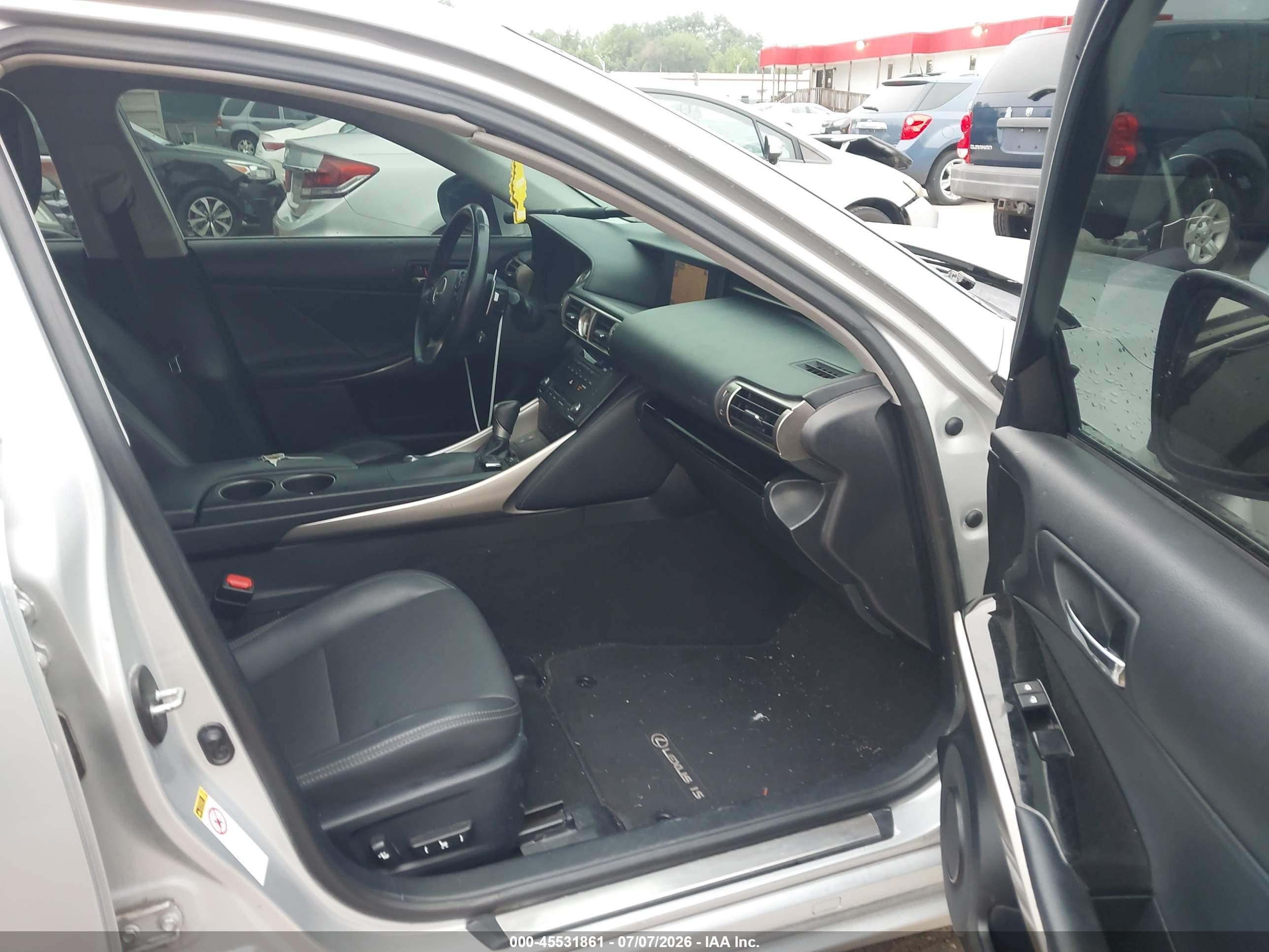 2015 Lexus Is 250   Silver vin: JTHCF1D24F5020050