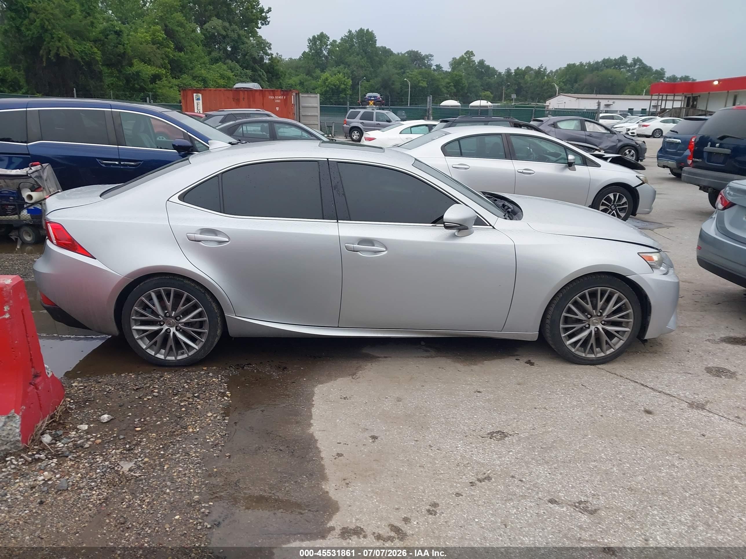 2015 Lexus Is 250   Silver vin: JTHCF1D24F5020050
