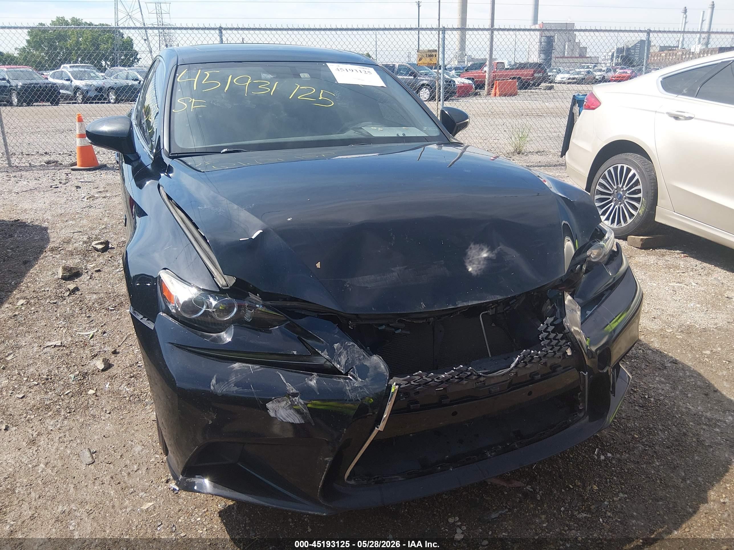 2015 Lexus Is 250   Black vin: JTHCF1D24F5024468