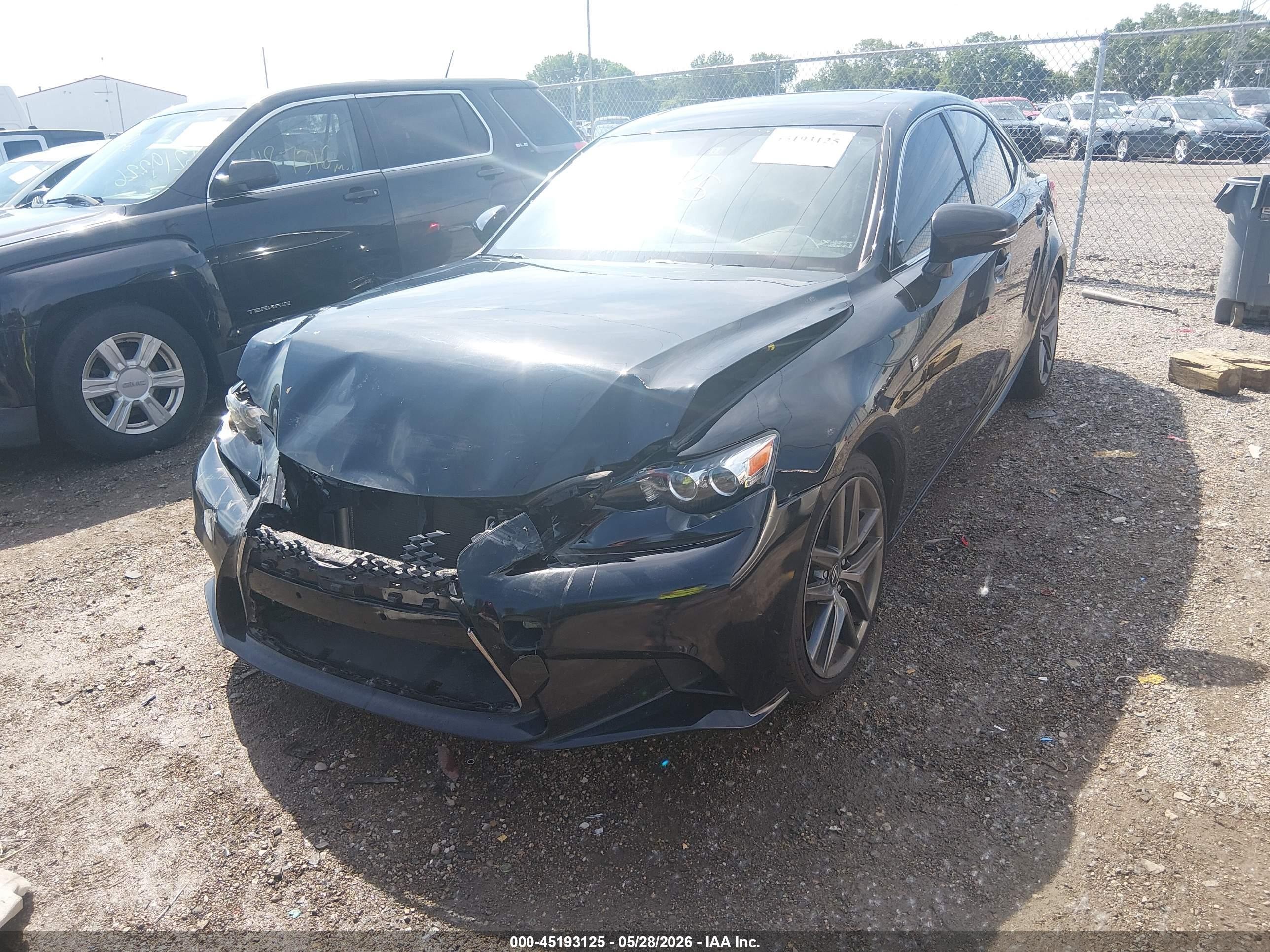 2015 Lexus Is 250   Black vin: JTHCF1D24F5024468