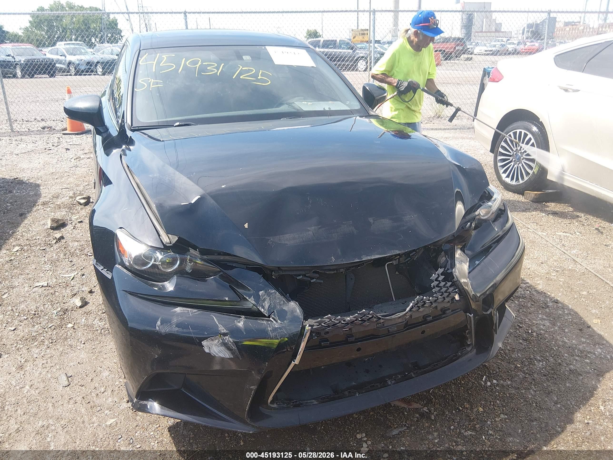 2015 Lexus Is 250   Black vin: JTHCF1D24F5024468