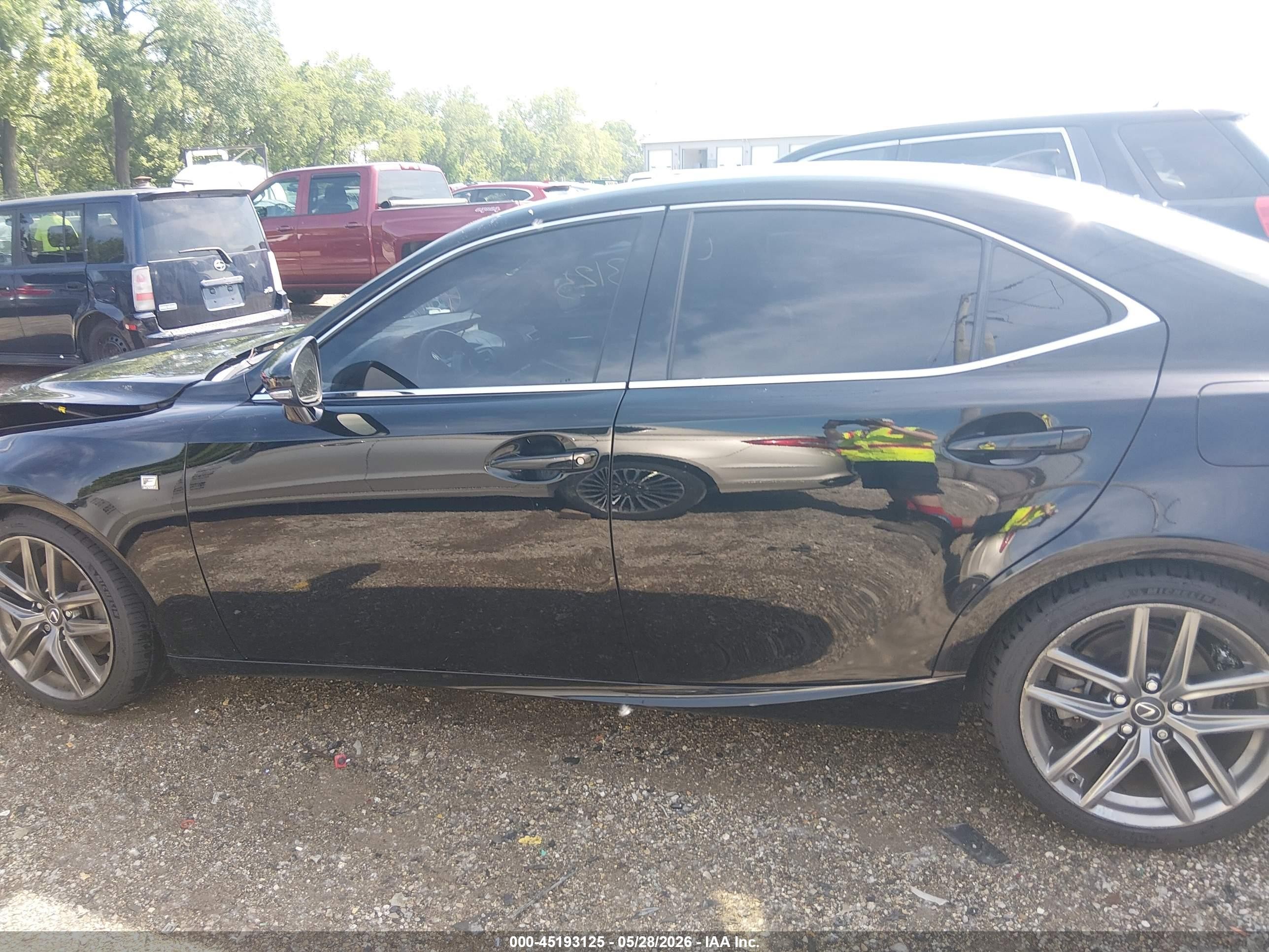 2015 Lexus Is 250   Black vin: JTHCF1D24F5024468