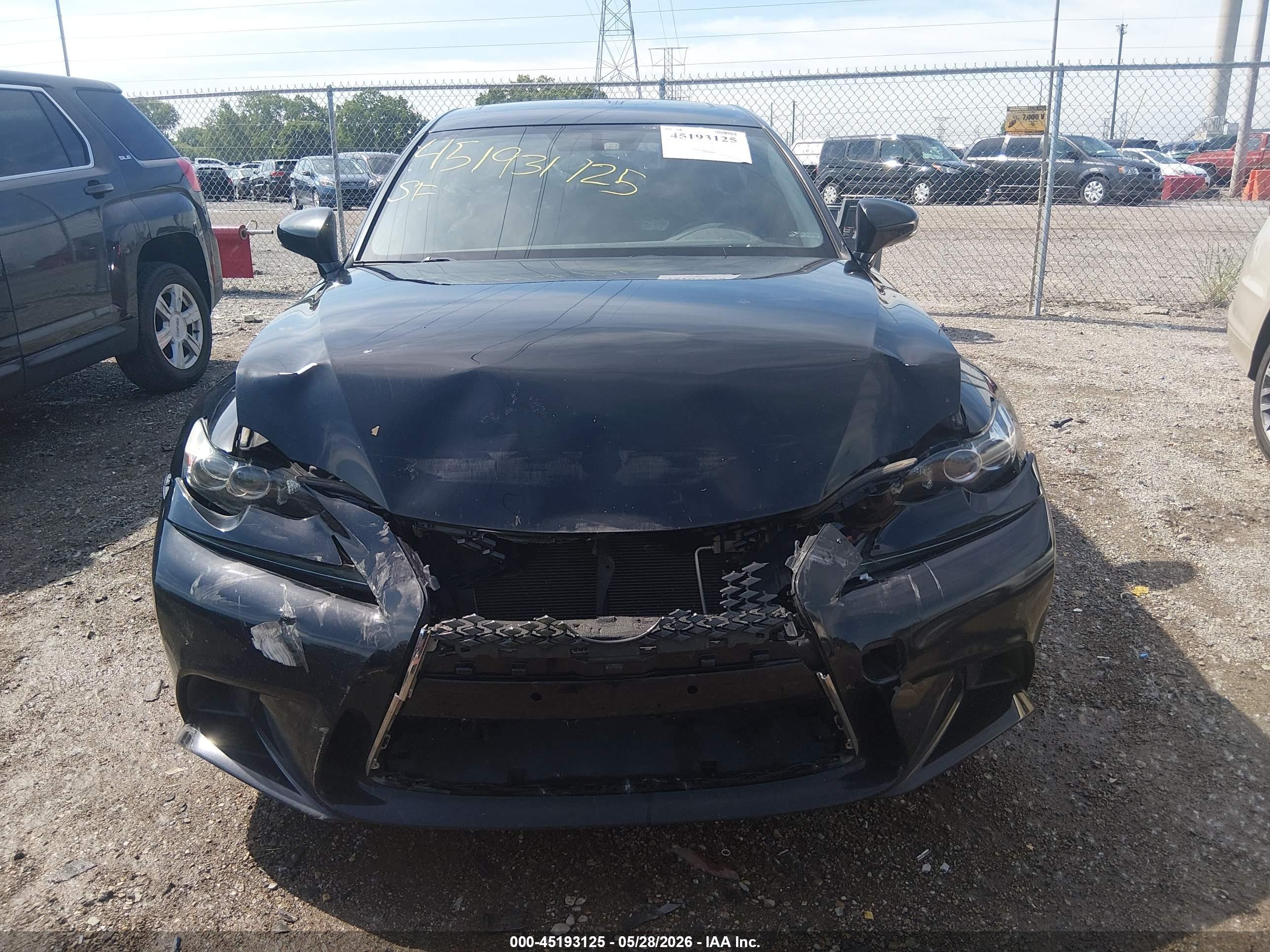 2015 Lexus Is 250   Black vin: JTHCF1D24F5024468