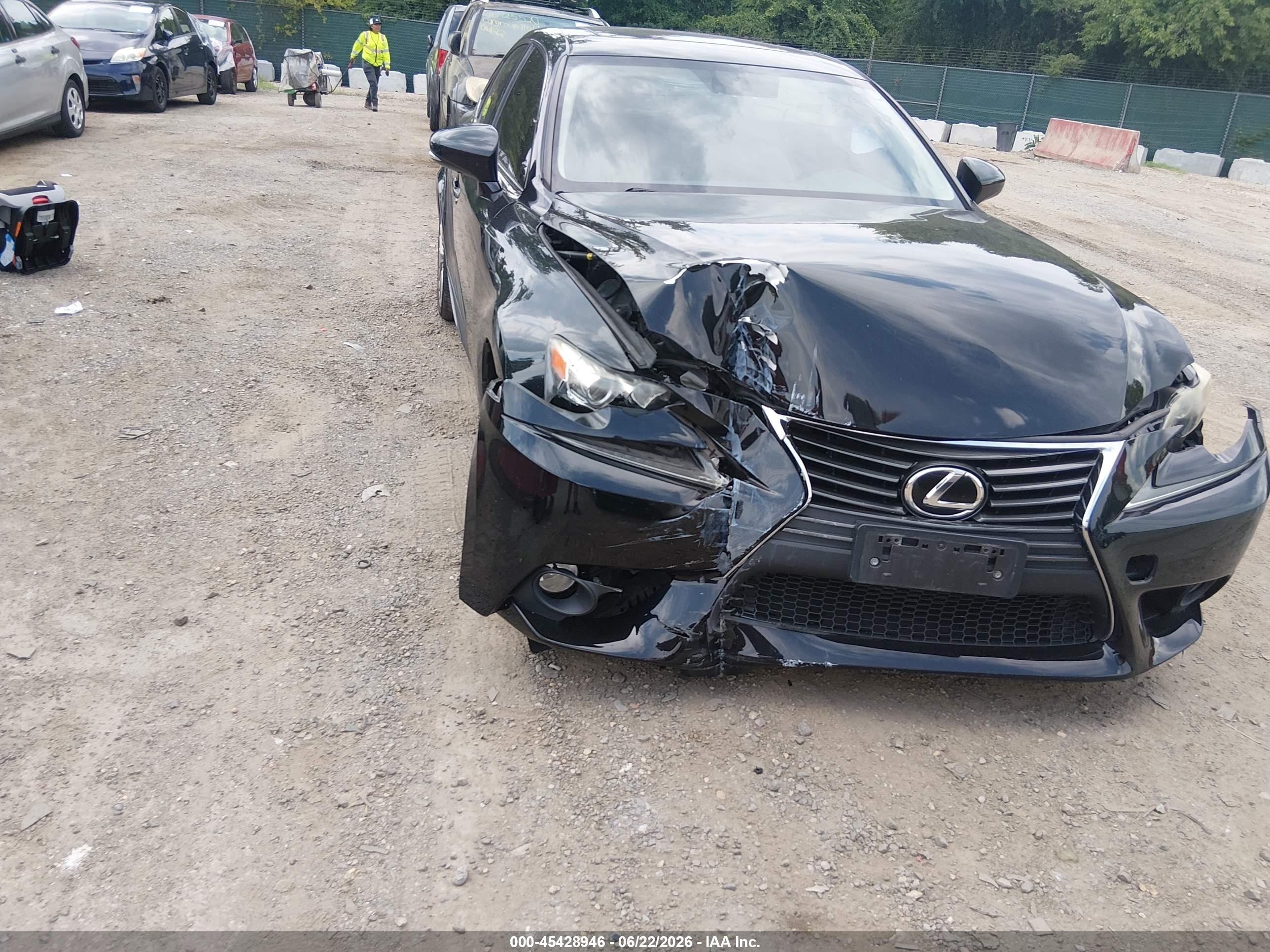 2014 Lexus Is 250   Black vin: JTHCF1D25E5000744