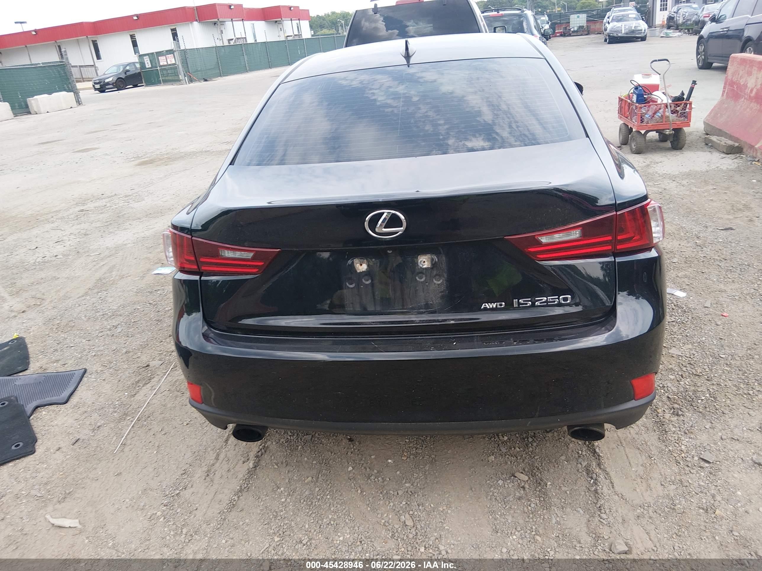 2014 Lexus Is 250   Black vin: JTHCF1D25E5000744