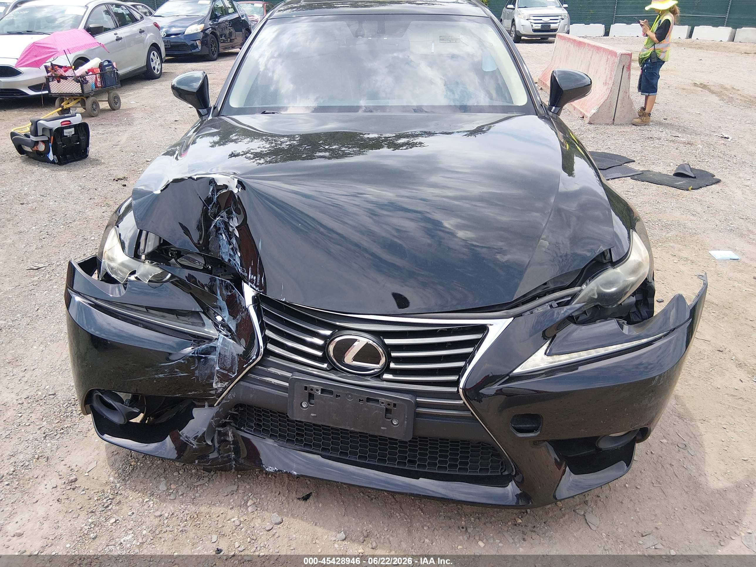 2014 Lexus Is 250   Black vin: JTHCF1D25E5000744