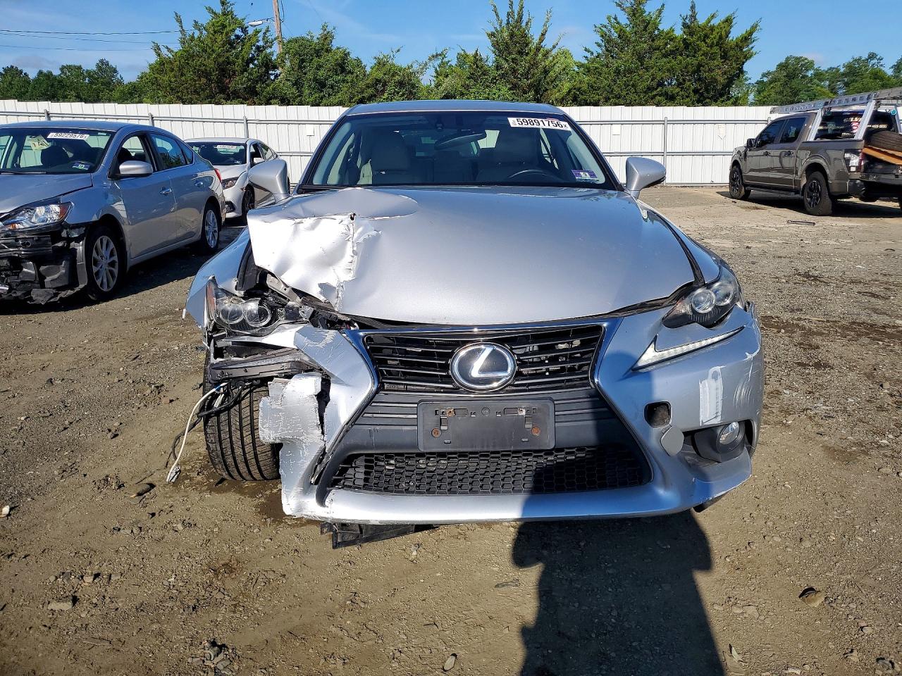 2014 Lexus Is 250 Silver vin: JTHCF1D25E5003577