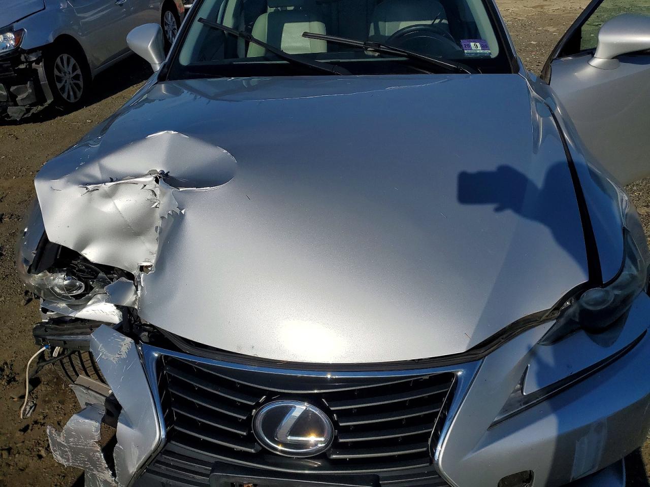 2014 Lexus Is 250 Silver vin: JTHCF1D25E5003577