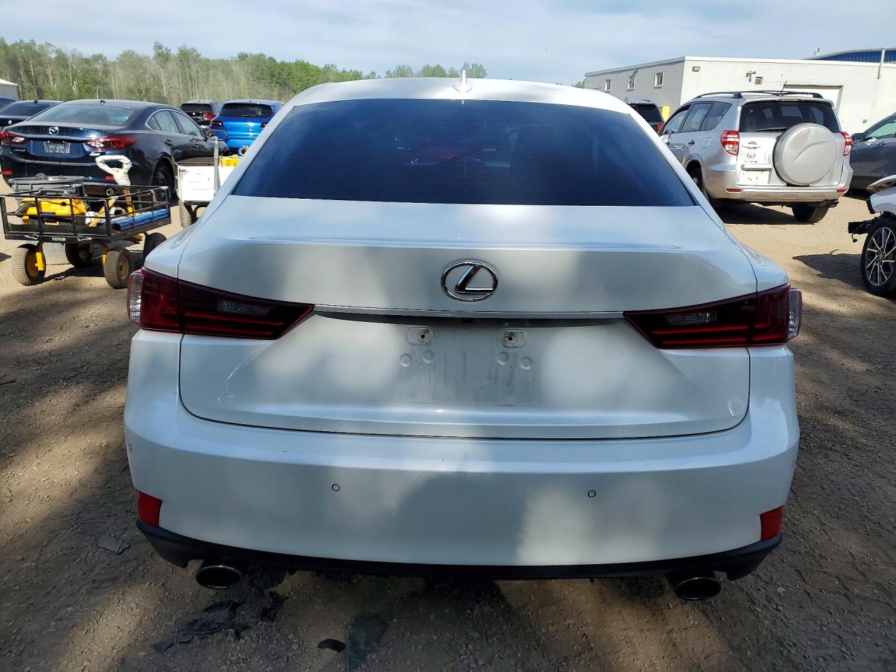 2014 Lexus Is 250 White vin: JTHCF1D25E5008892