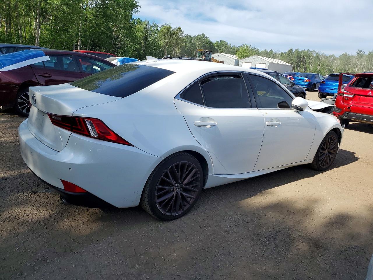 2014 Lexus Is 250 White vin: JTHCF1D25E5008892