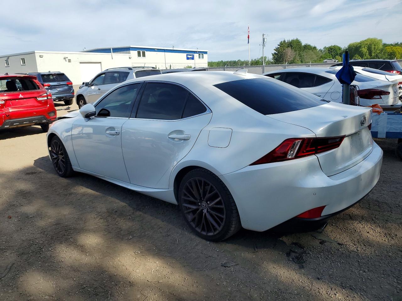 2014 Lexus Is 250 White vin: JTHCF1D25E5008892