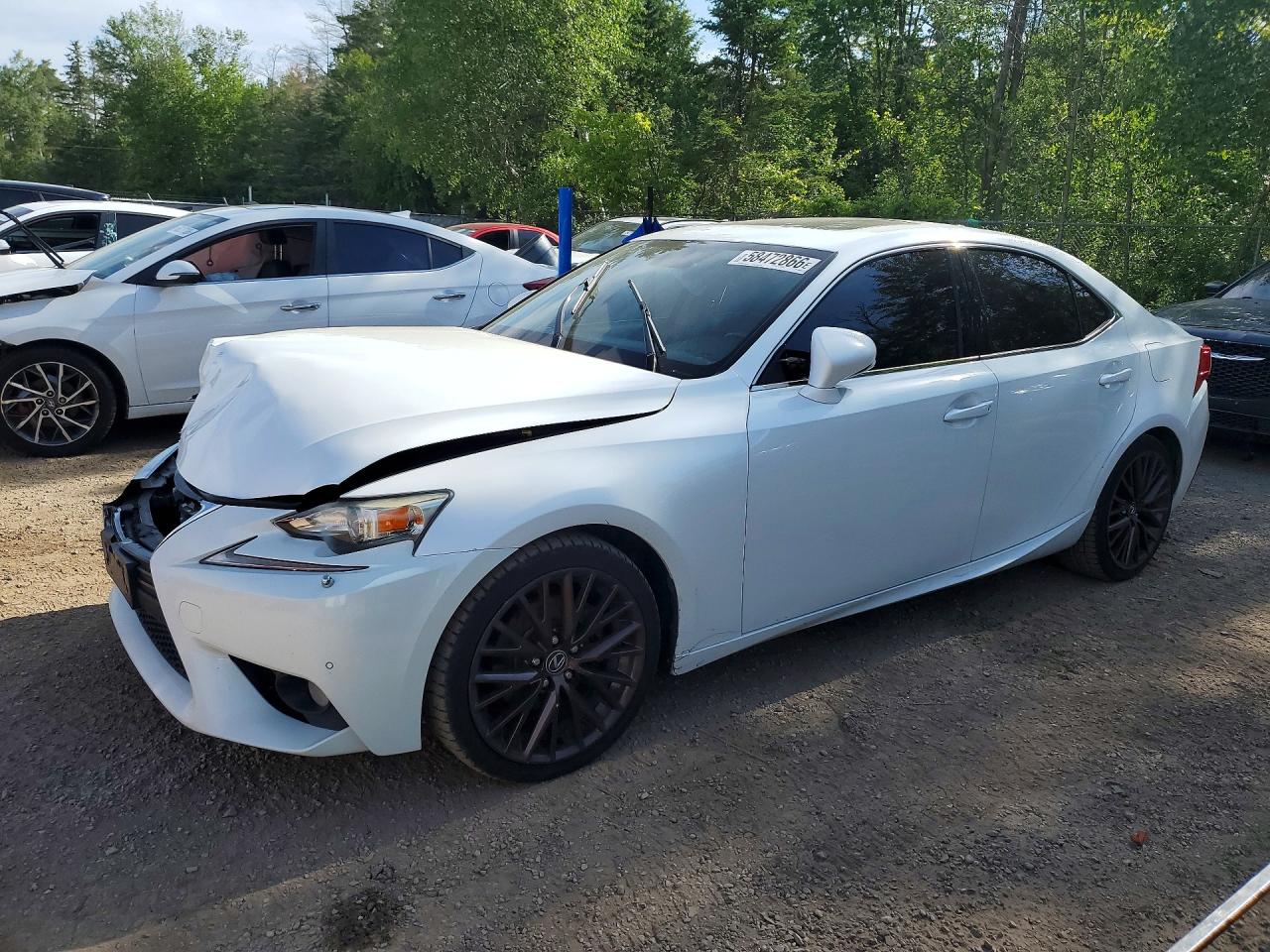 2014 Lexus Is 250 White vin: JTHCF1D25E5008892