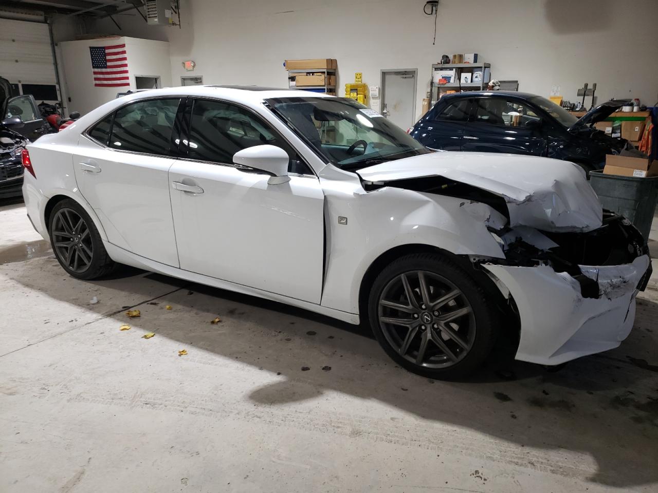 2014 Lexus Is 250 White vin: JTHCF1D25E5009962